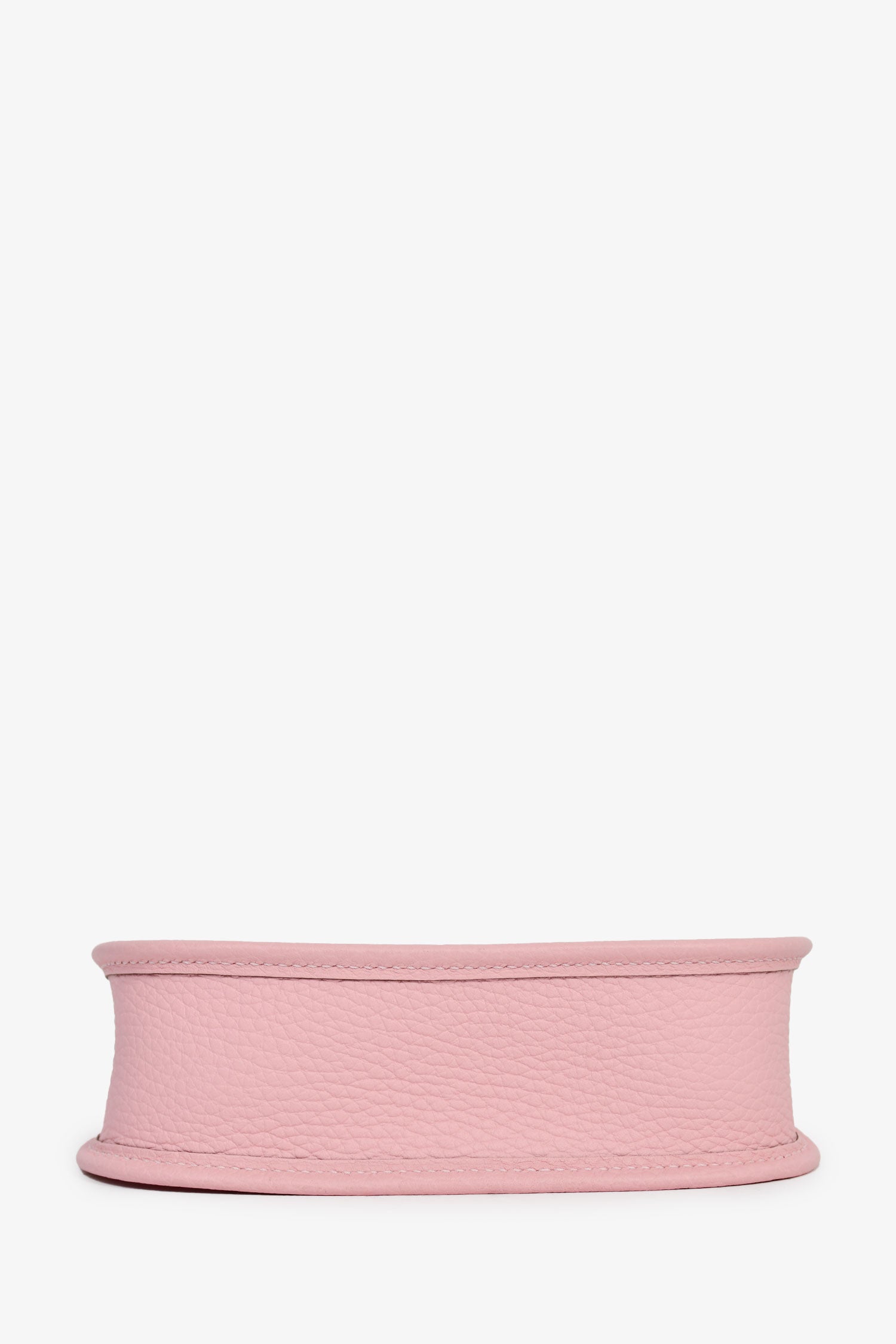 Hermès 2025 Rose Sakura Clemence Leather Evelyne TPM Crossbody