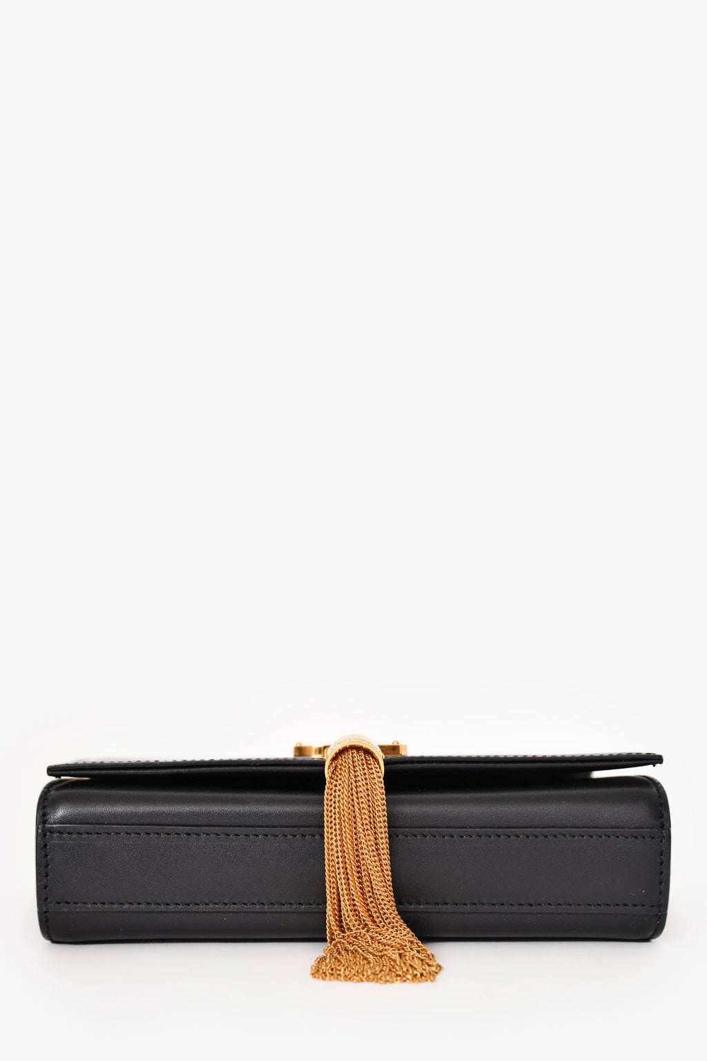 Saint Laurent Black Small Kate Chain Tassel Crossbody