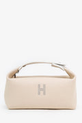 Hermès Beige Canvas Small Bride-a-Brac Case