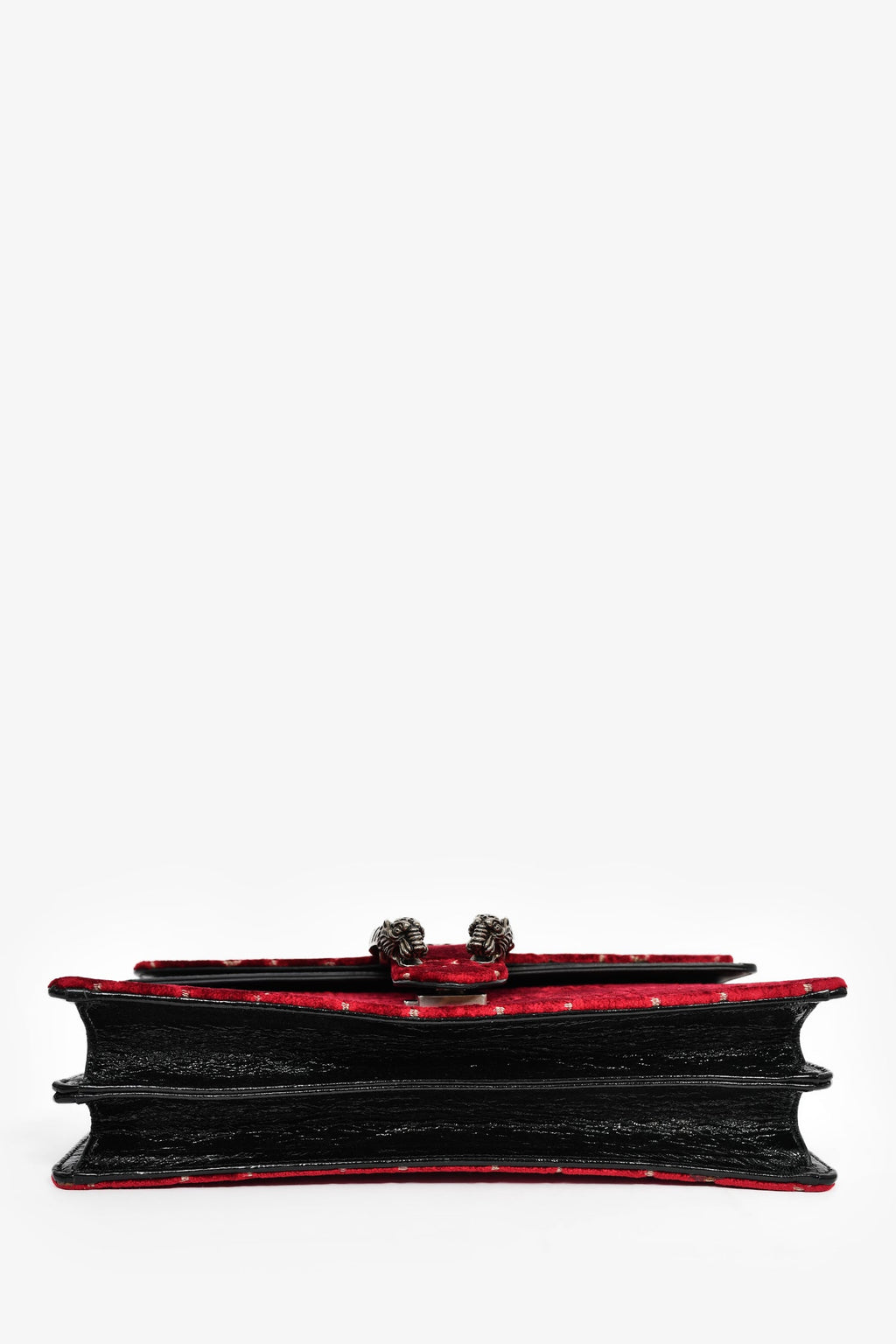 Gucci Red Velvet GG Monogram Medium 'Dionysus' Shoulder Bag