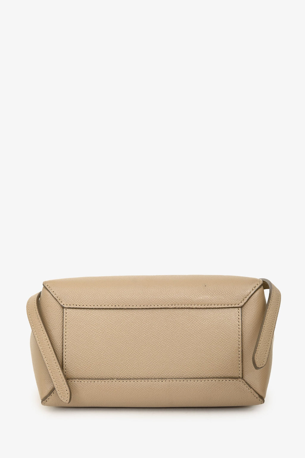 Celine 2022 Beige Grained Calfskin Nano Belt Bag