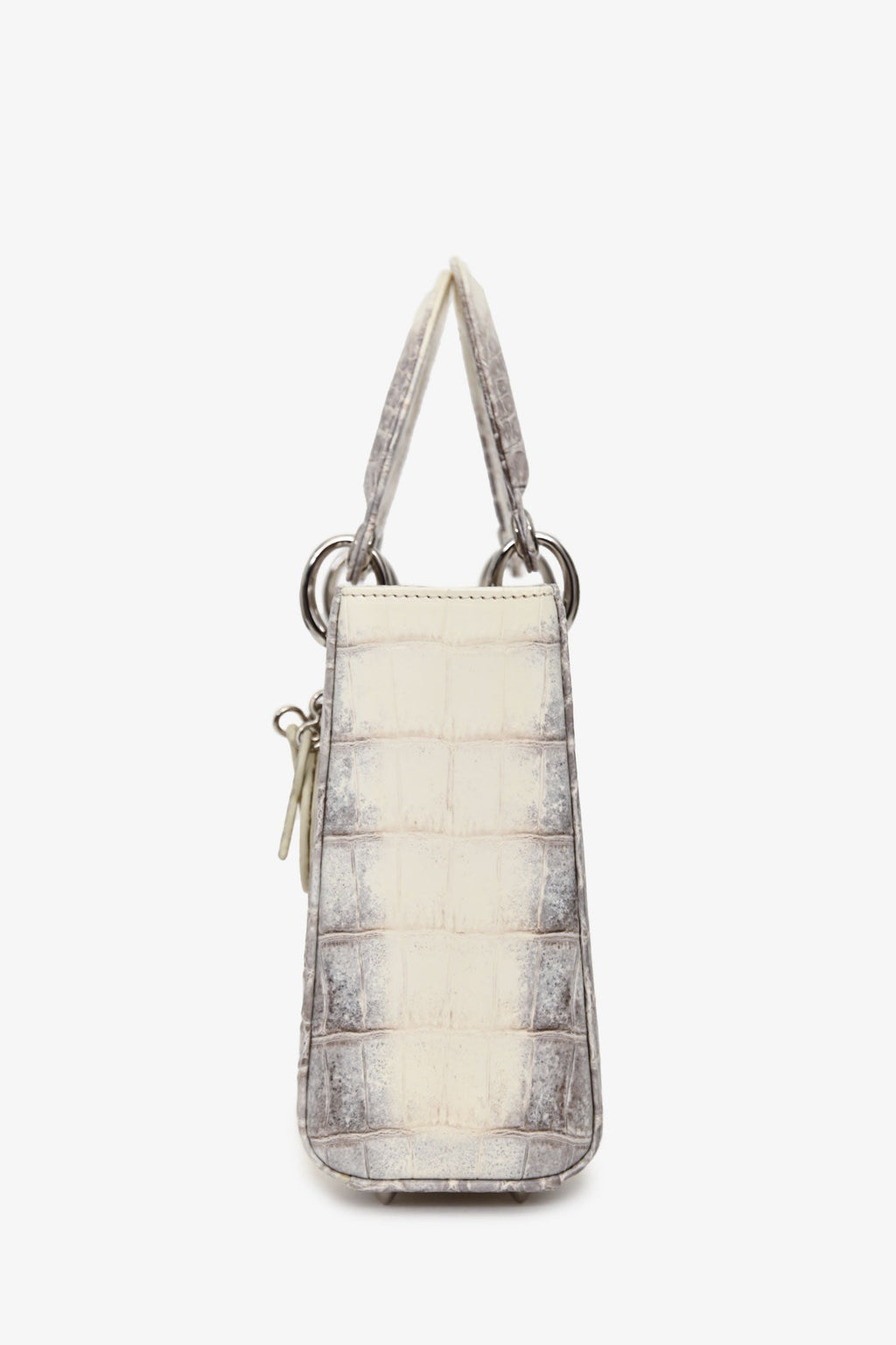 Christian Dior 2021 Niloticus Himalayan Crocodile Leather Small Lady Dior Top Handle