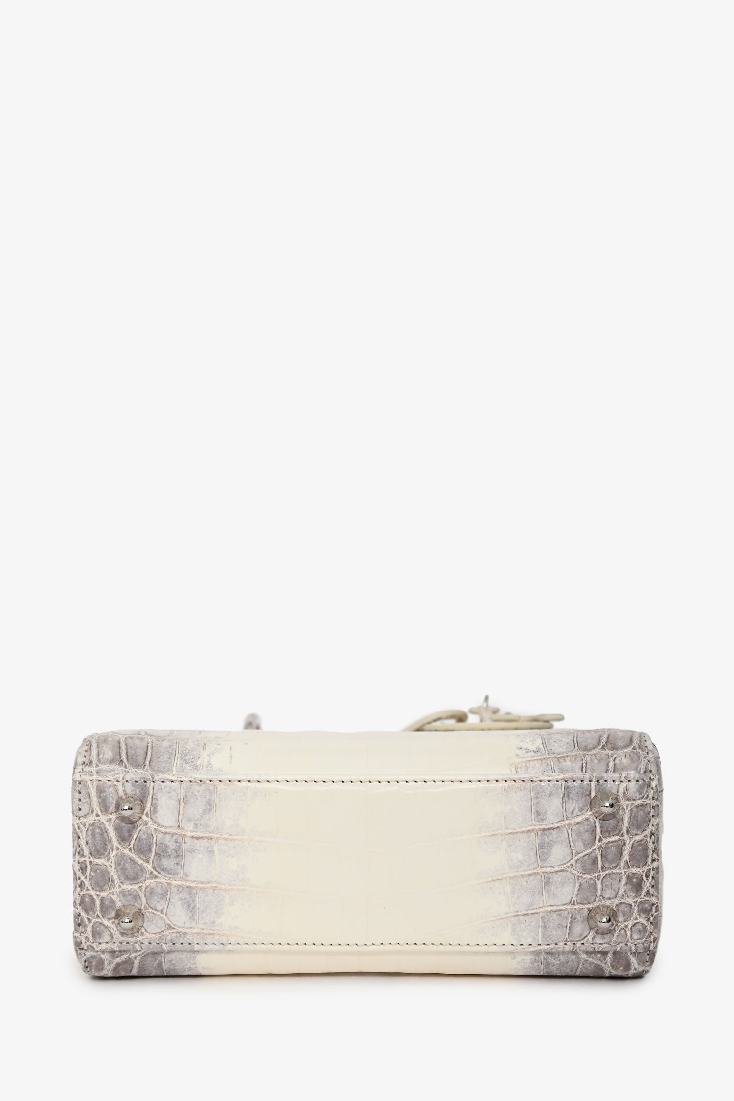 Christian Dior 2021 Niloticus Himalayan Crocodile Leather Small Lady Dior Top Handle