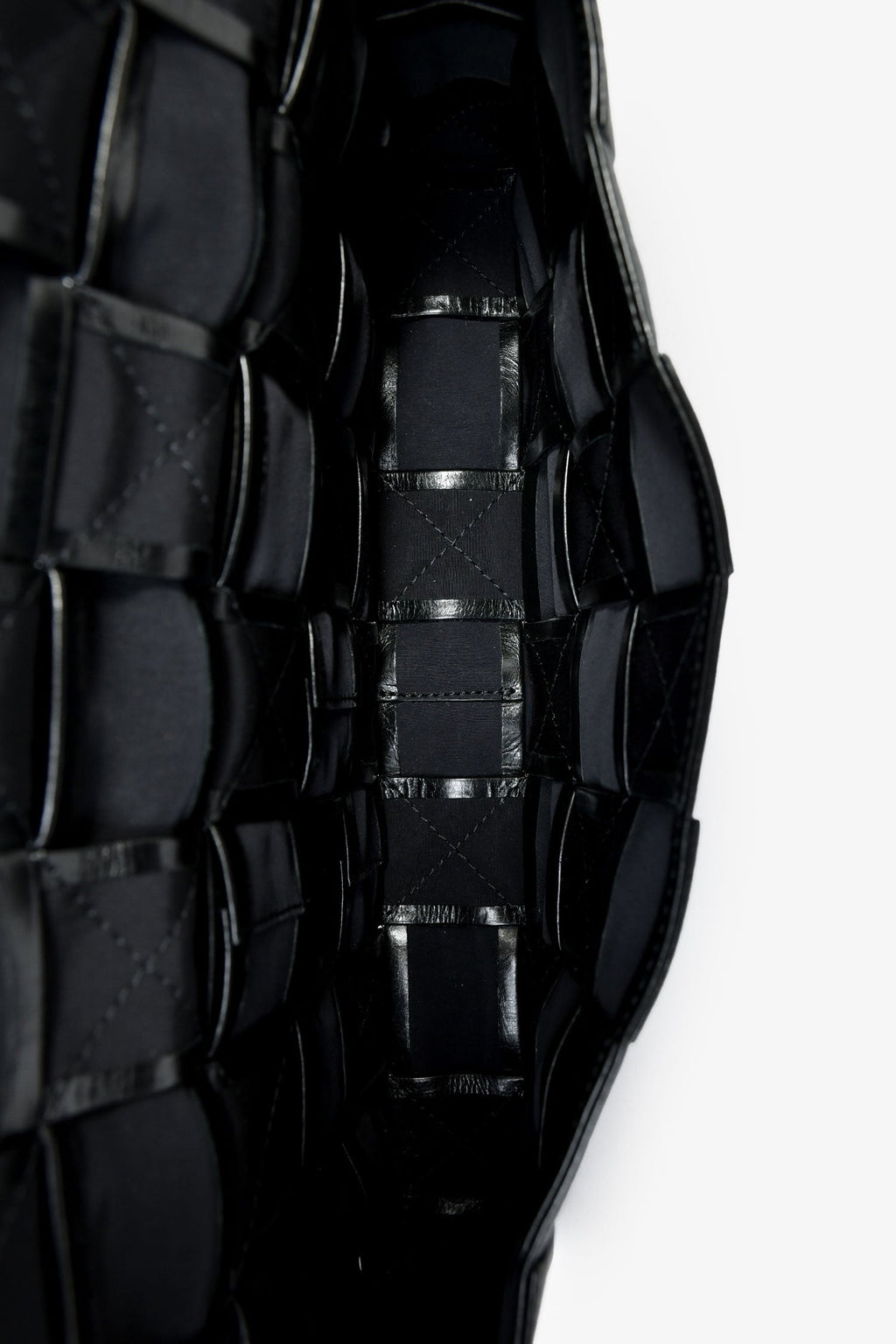 Bottega Veneta Black Leather Intrecciato 'The Stretch Cassette' Belt Bag With Zip Pouch
