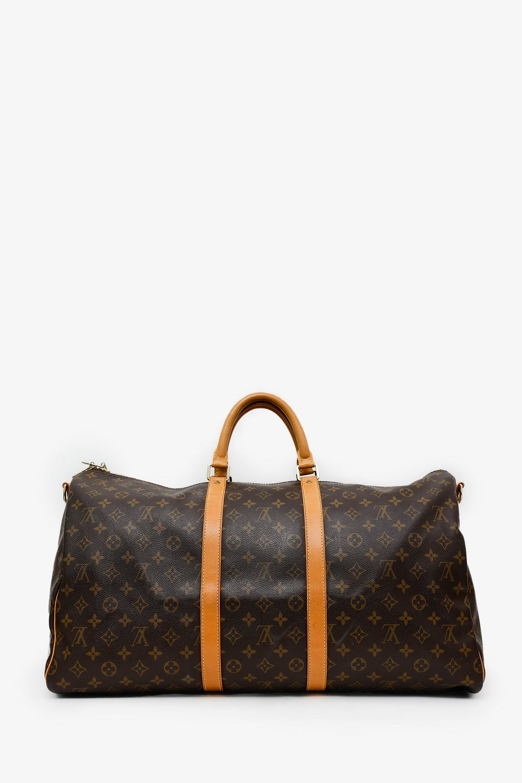 Louis Vuitton 1999 Monogram Canvas/Leather Keepall Bandoulière 55 With Strap