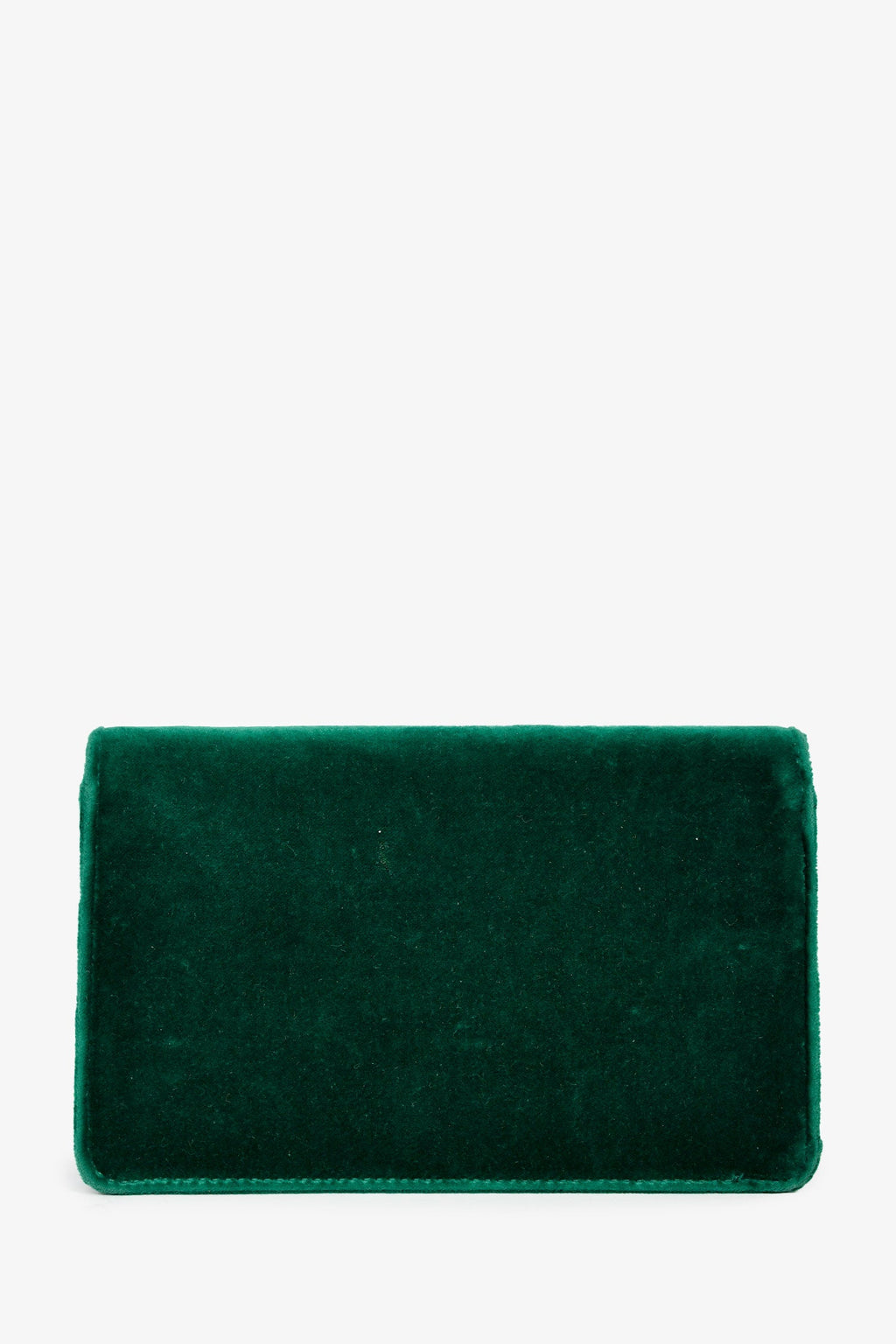 Gucci Green Velvet GG Crystal 'Broadway' Mini Shoulder Bag