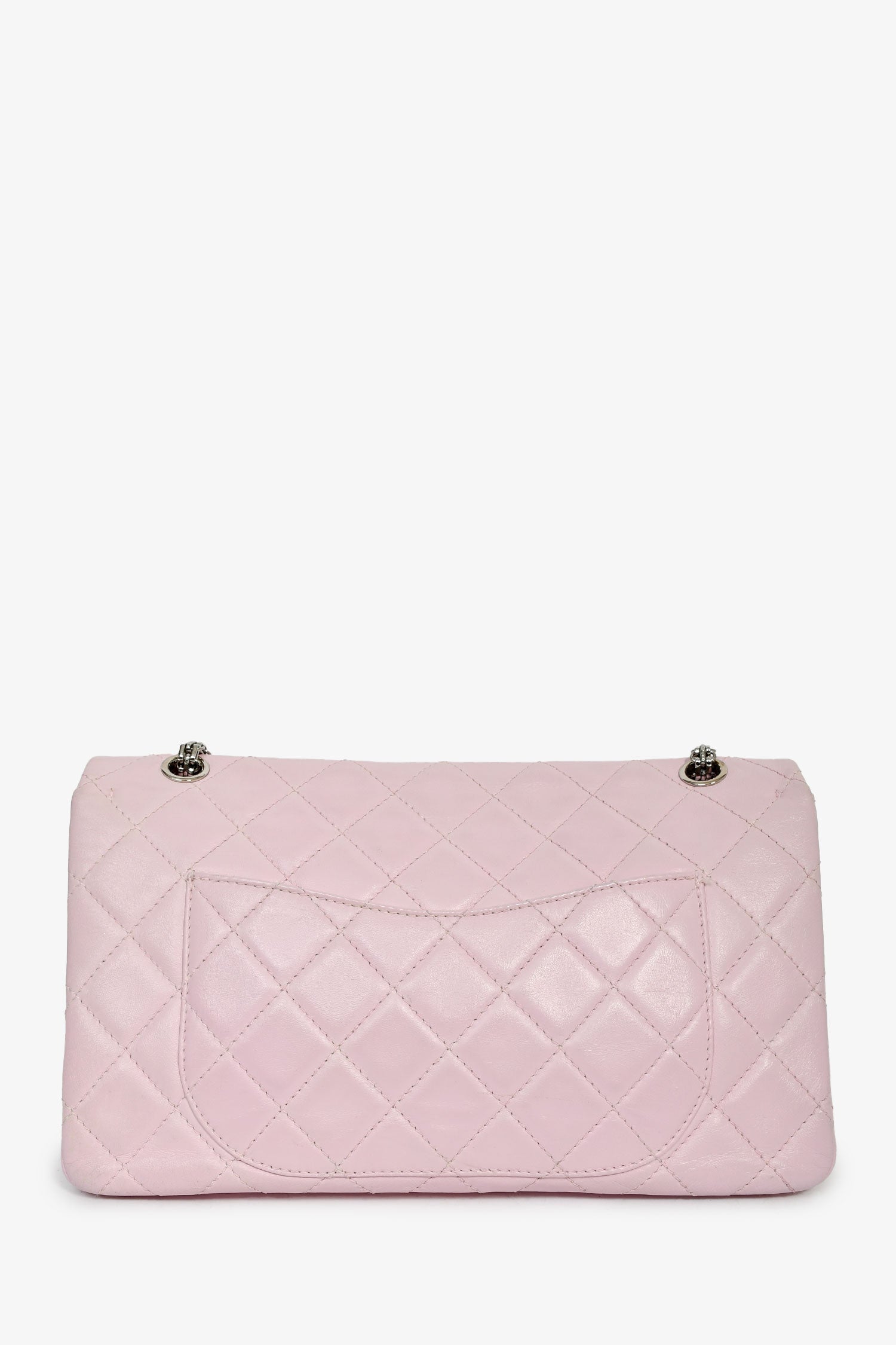 Pre-Loved Chanel™ 2008-09 Rose Clair Purple Lambskin 2.55 Reissue 227 Shoulder Bag