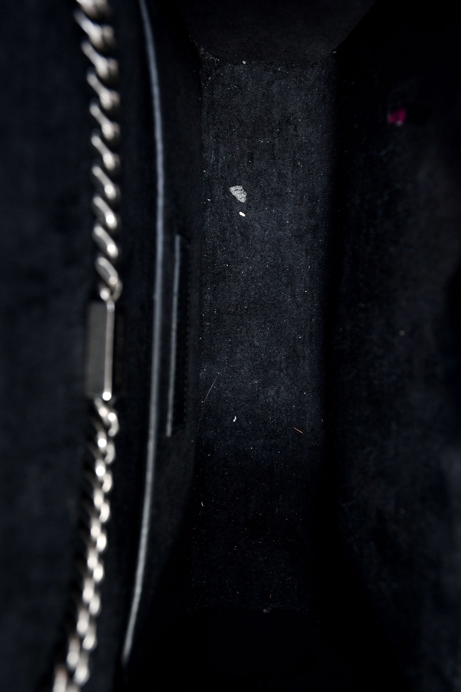 Saint Laurent Black Eel Monogram Sunset Shoulder Bag