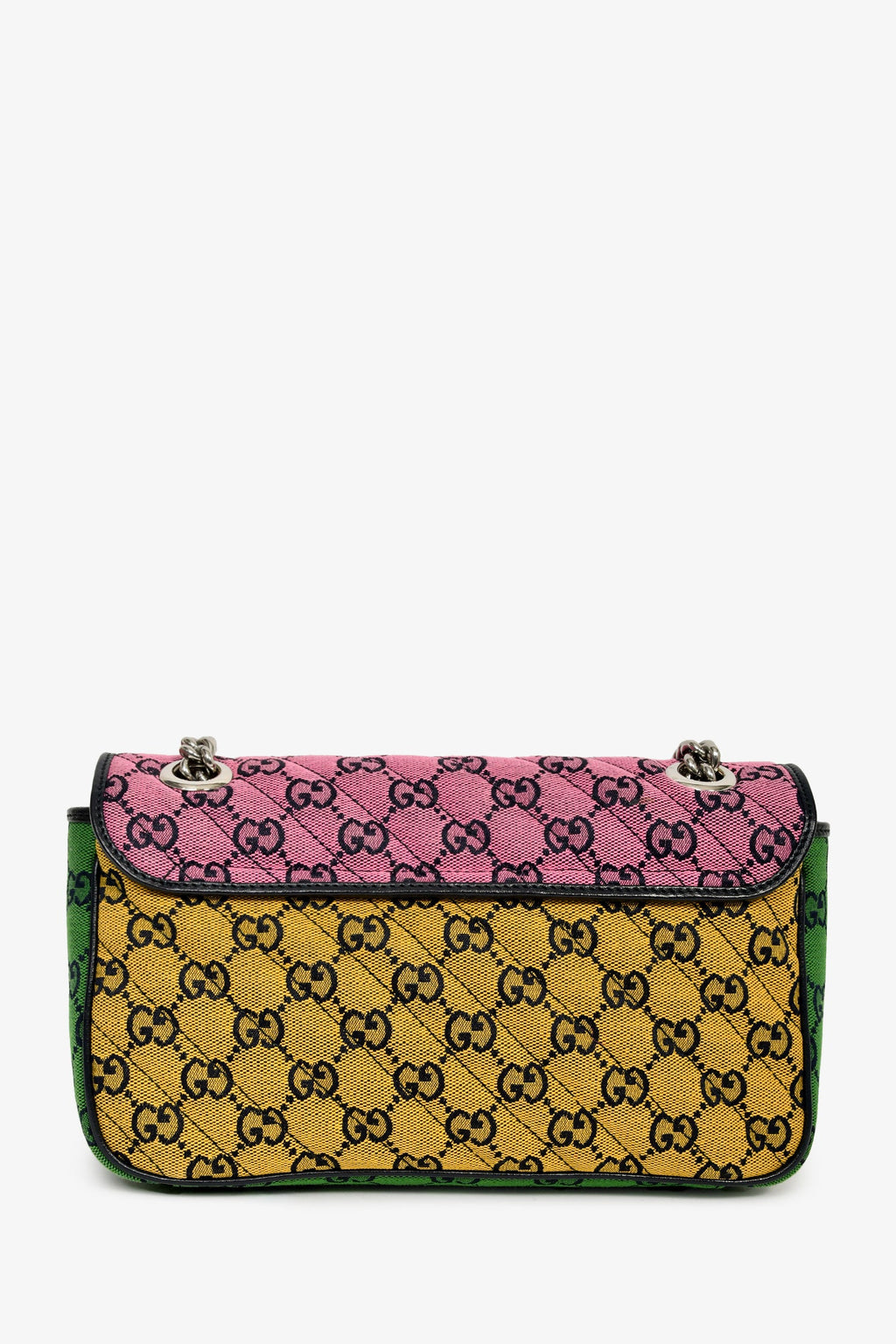 Gucci Multicolour Canvas Marmont GG Medium Crossbody Bag