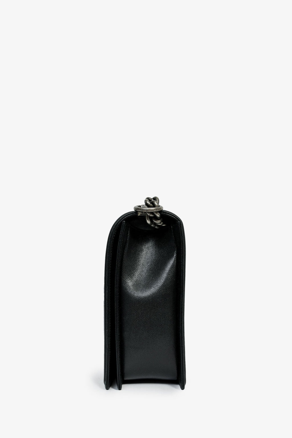 Pre-Loved Chanel™ 2018 Black Caviar Large Boy Bag