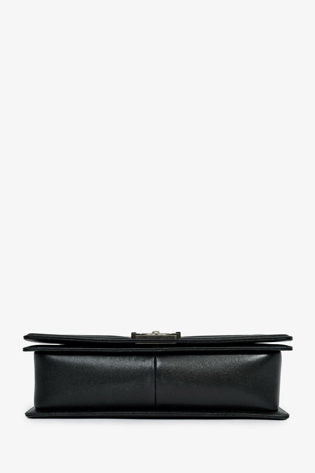 Pre-Loved Chanel™ 2018 Black Caviar Large Boy Bag