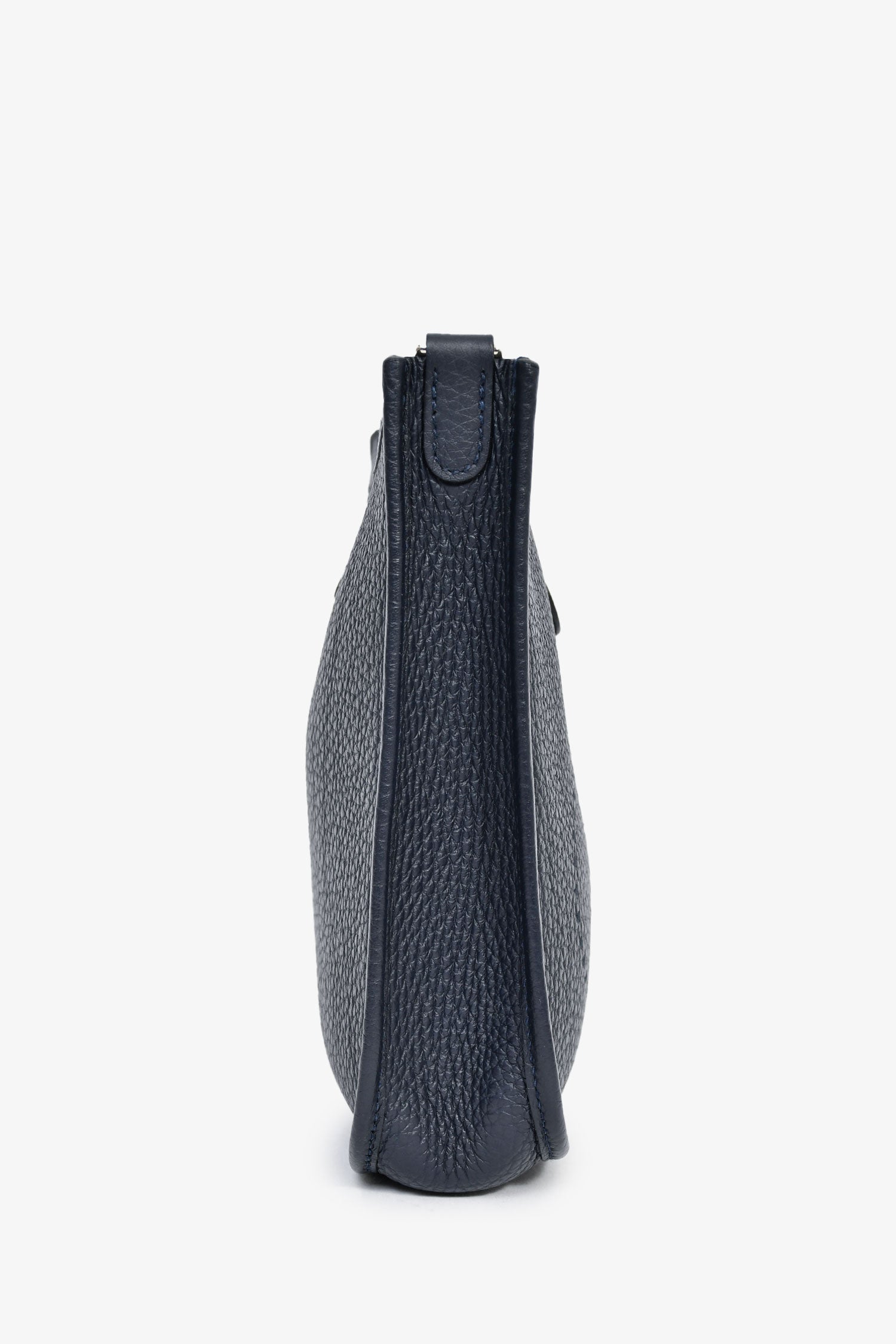 Hermès 2021 Navy Clemence Evelyne TPM Crossbody