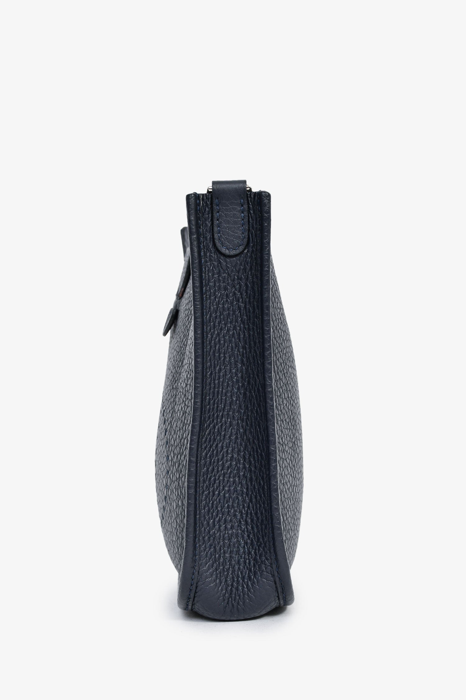 Hermès 2021 Navy Clemence Evelyne TPM Crossbody