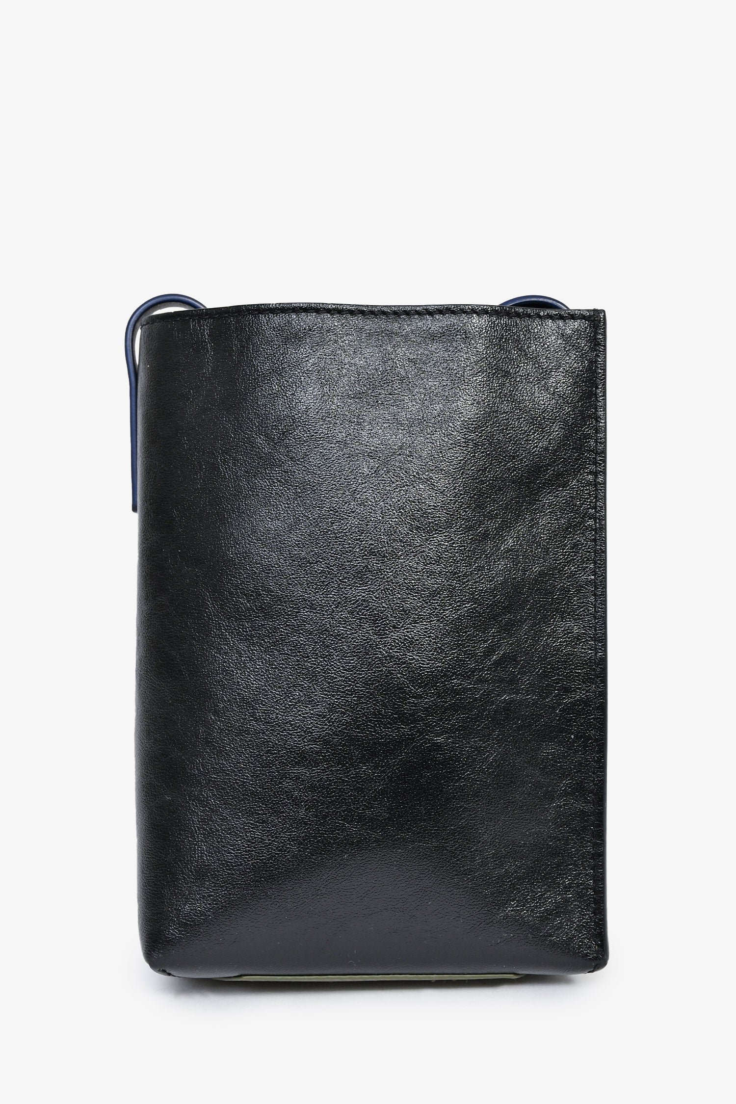 Marni Green/Black Leather Soft 'Museo' Crossbody Bag