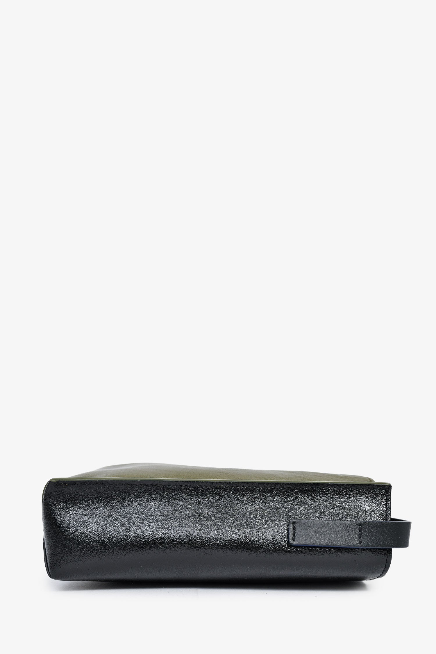 Marni Green/Black Leather Soft 'Museo' Crossbody Bag