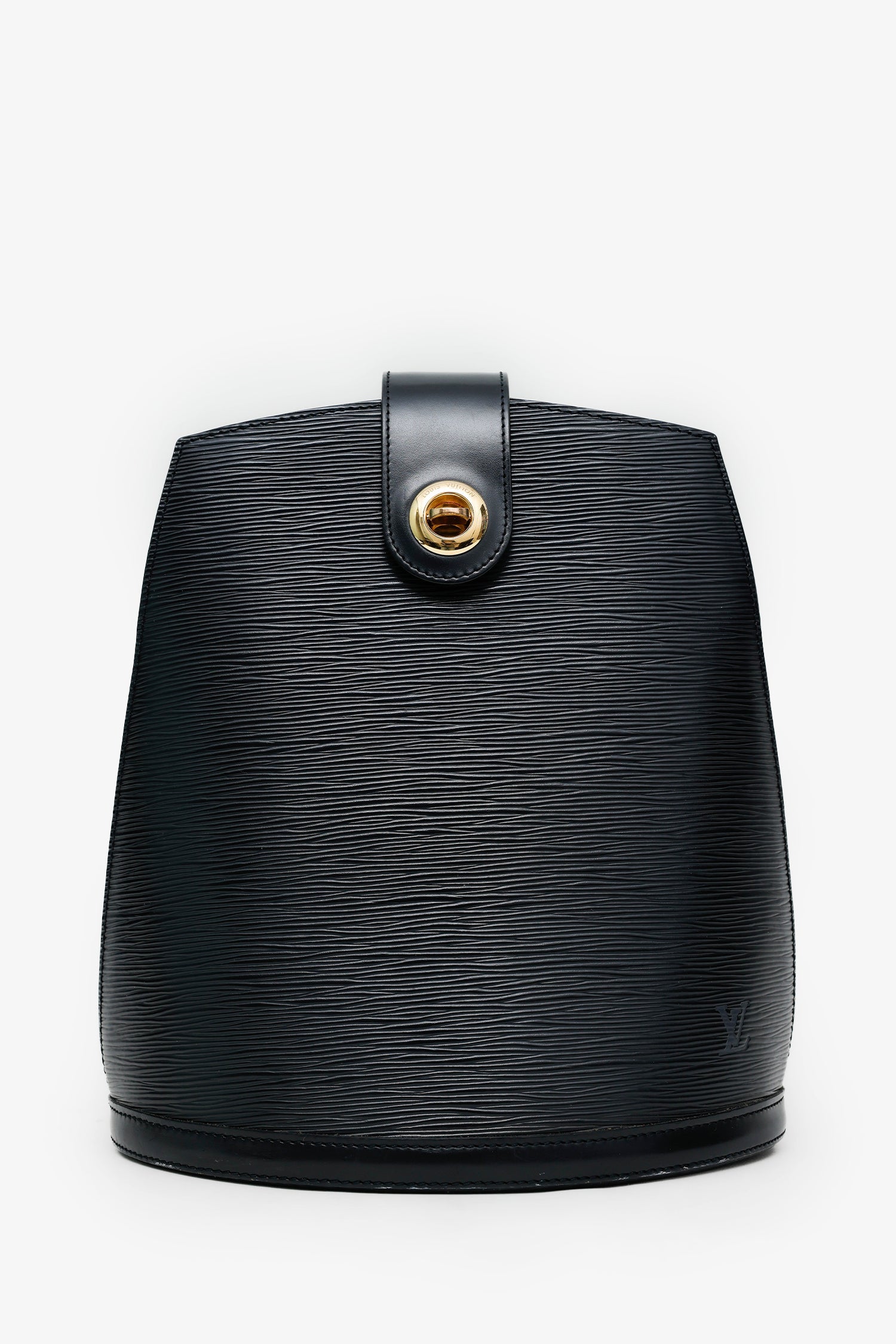 Louis Vuitton Black Epi Leather Cluny Bucket Bag