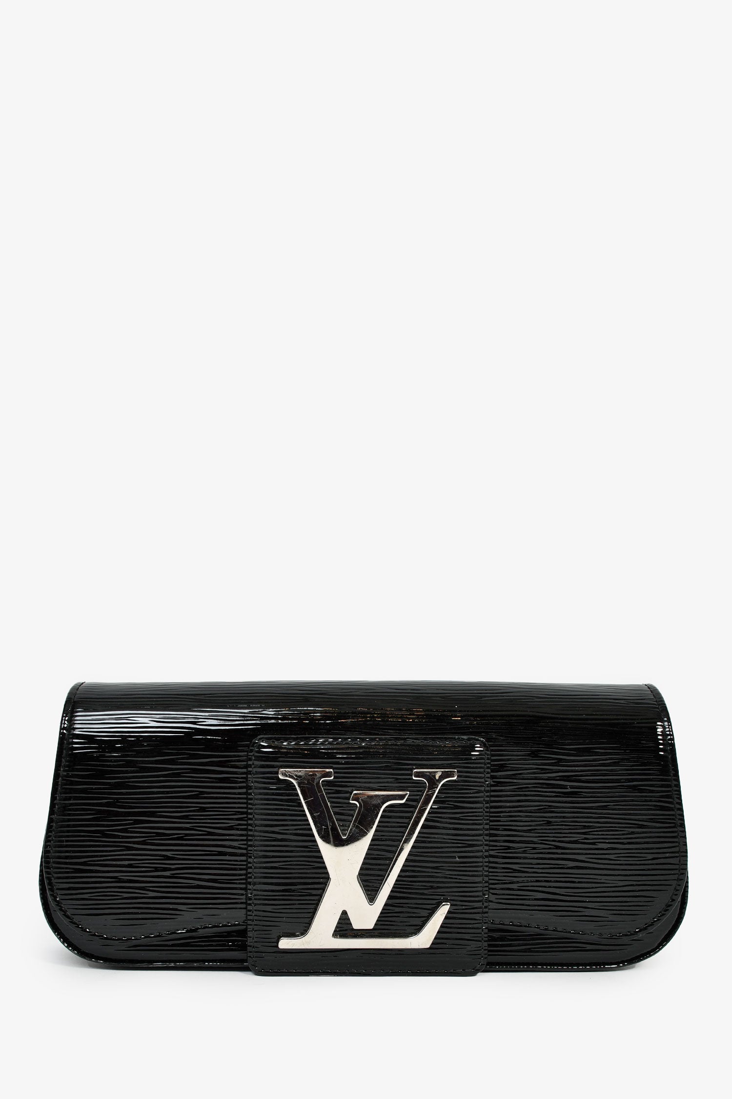 Louis Vuitton 2011 Black Patent Leather 'Vernis Sobe‘ Clutch