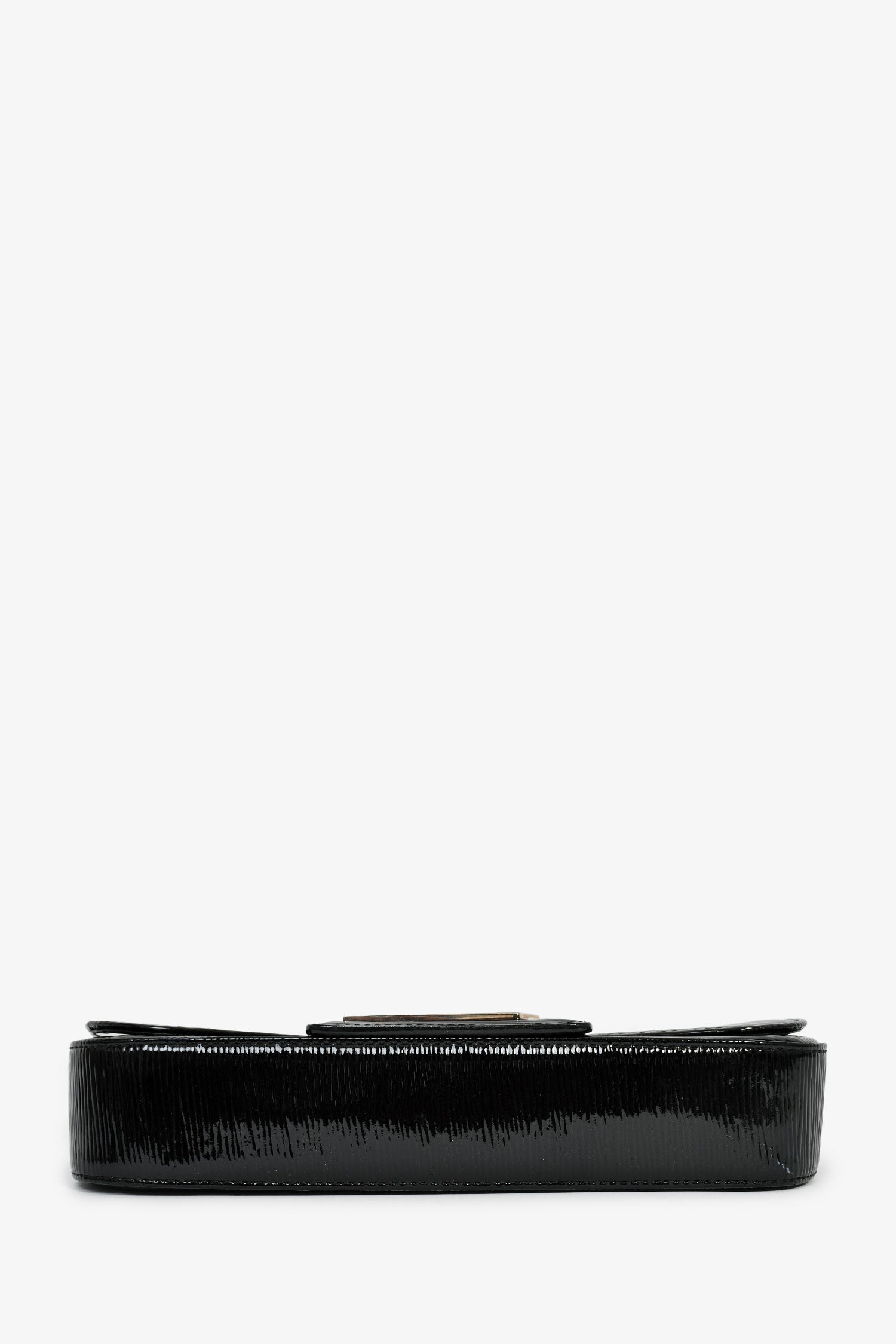 Louis Vuitton 2011 Black Patent Leather 'Vernis Sobe‘ Clutch