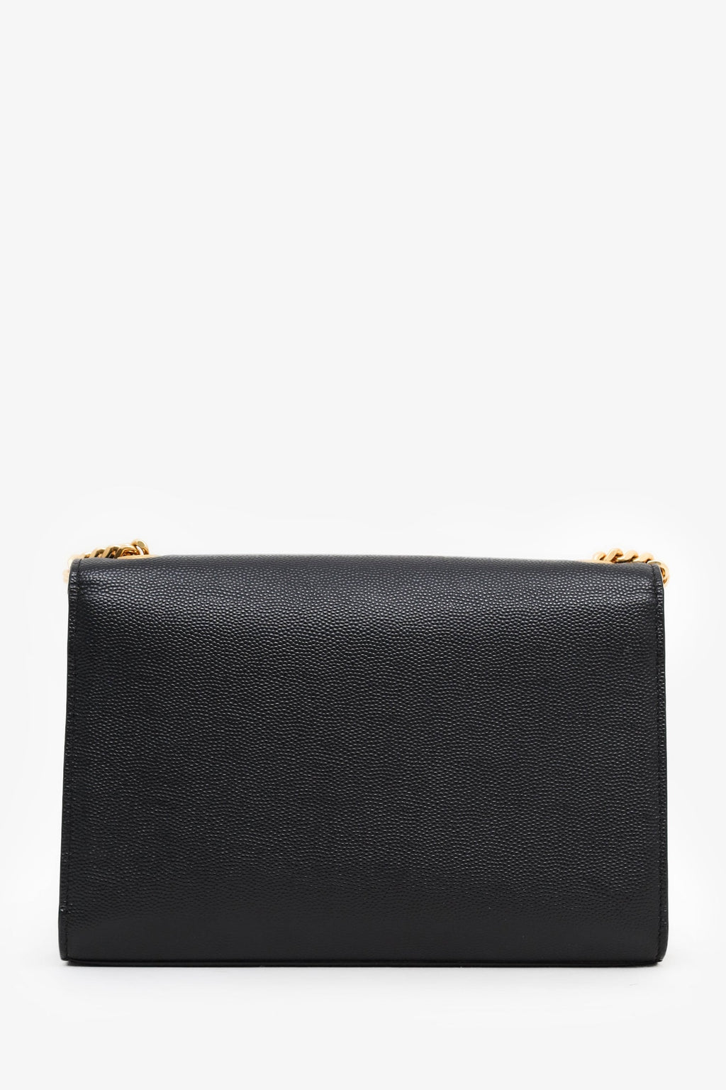 Saint Laurent Black Grained Leather Small Kate Bag