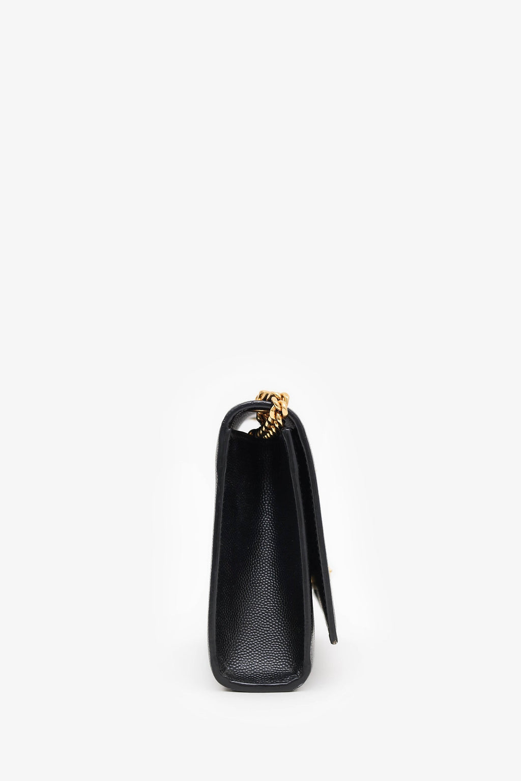 Saint Laurent Black Grained Leather Small Kate Bag