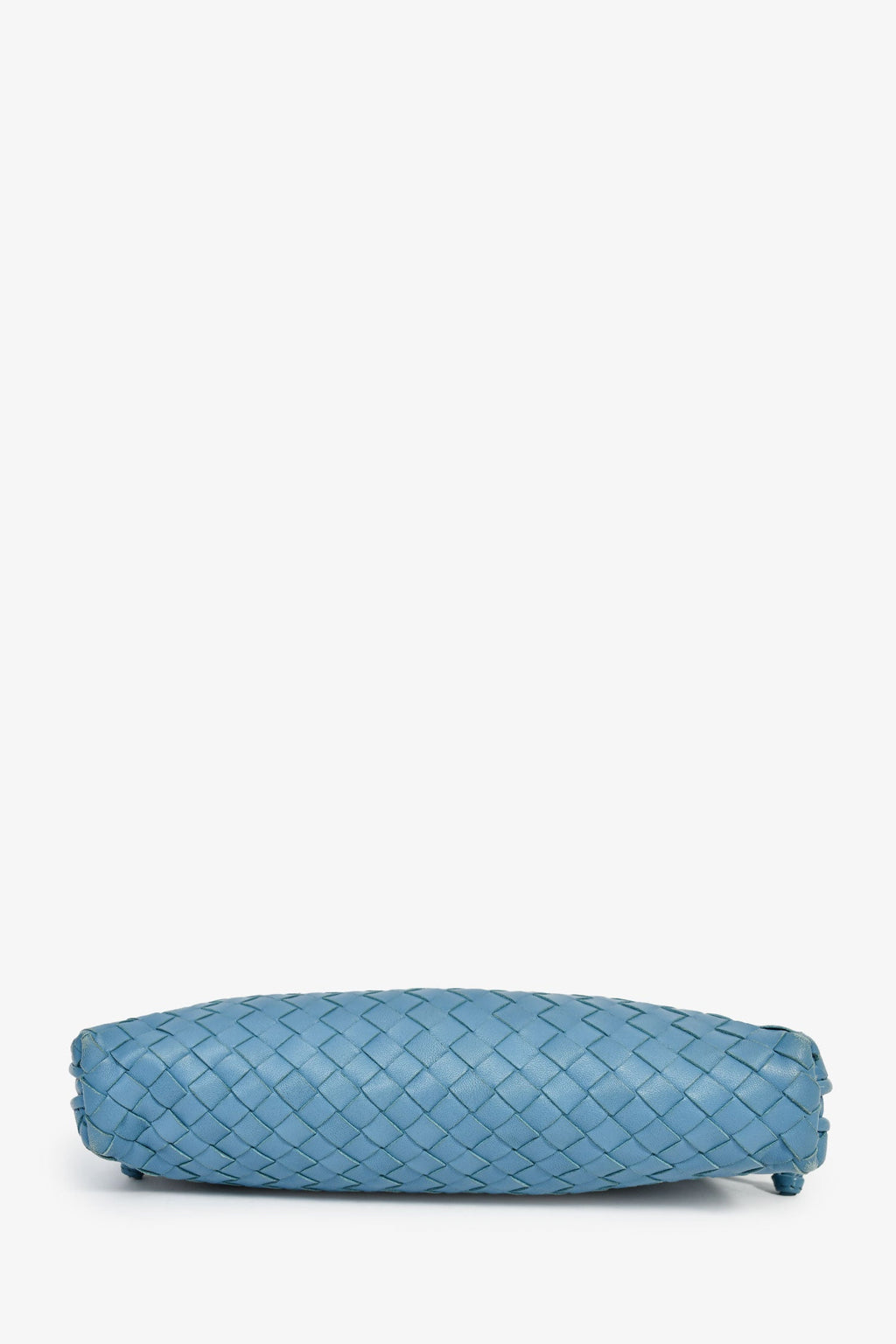 Bottega Veneta Blue Intrecciato Leather Crossbody Bag