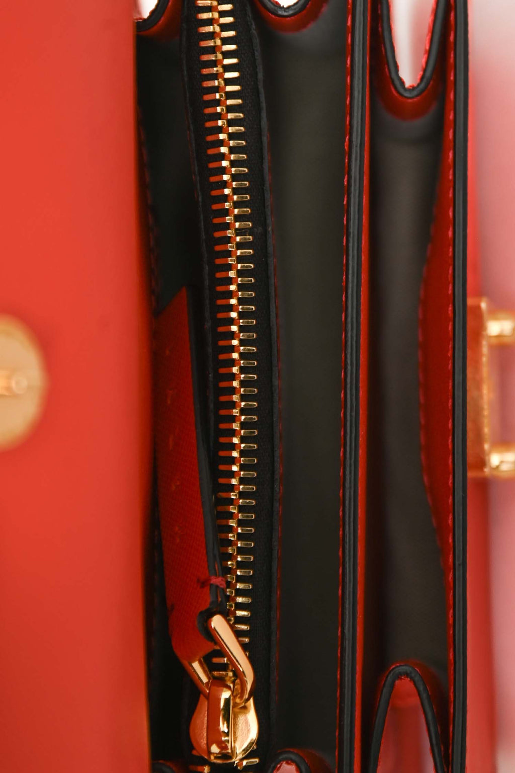 Marni Red Grained Leather Mini Trunk Crossbody Bag