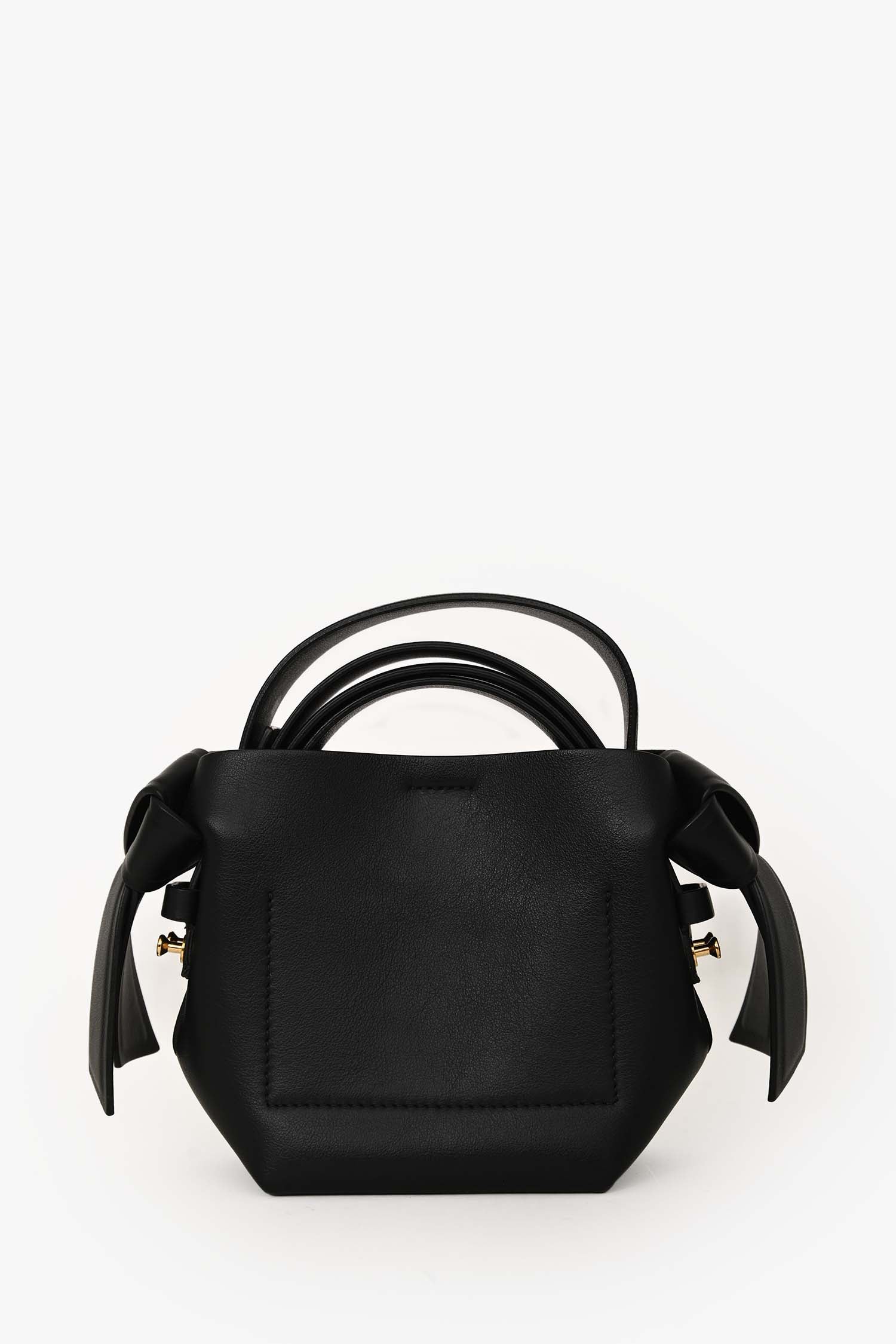 Acne Studios Black Leather Mini 'Musubi' Bag