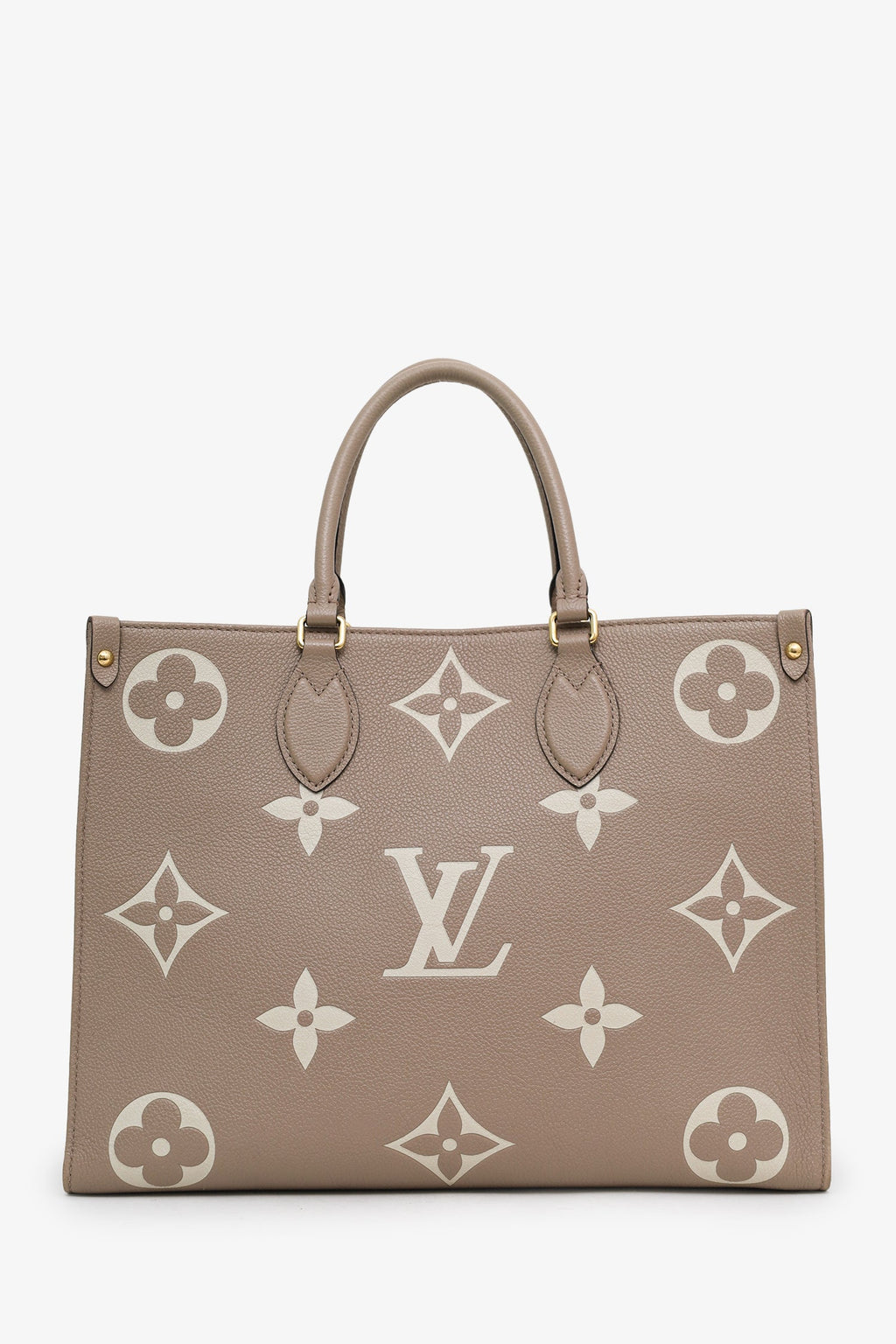 Louis Vuitton Bicolour Monogram Empreinte Leather OnTheGo MM