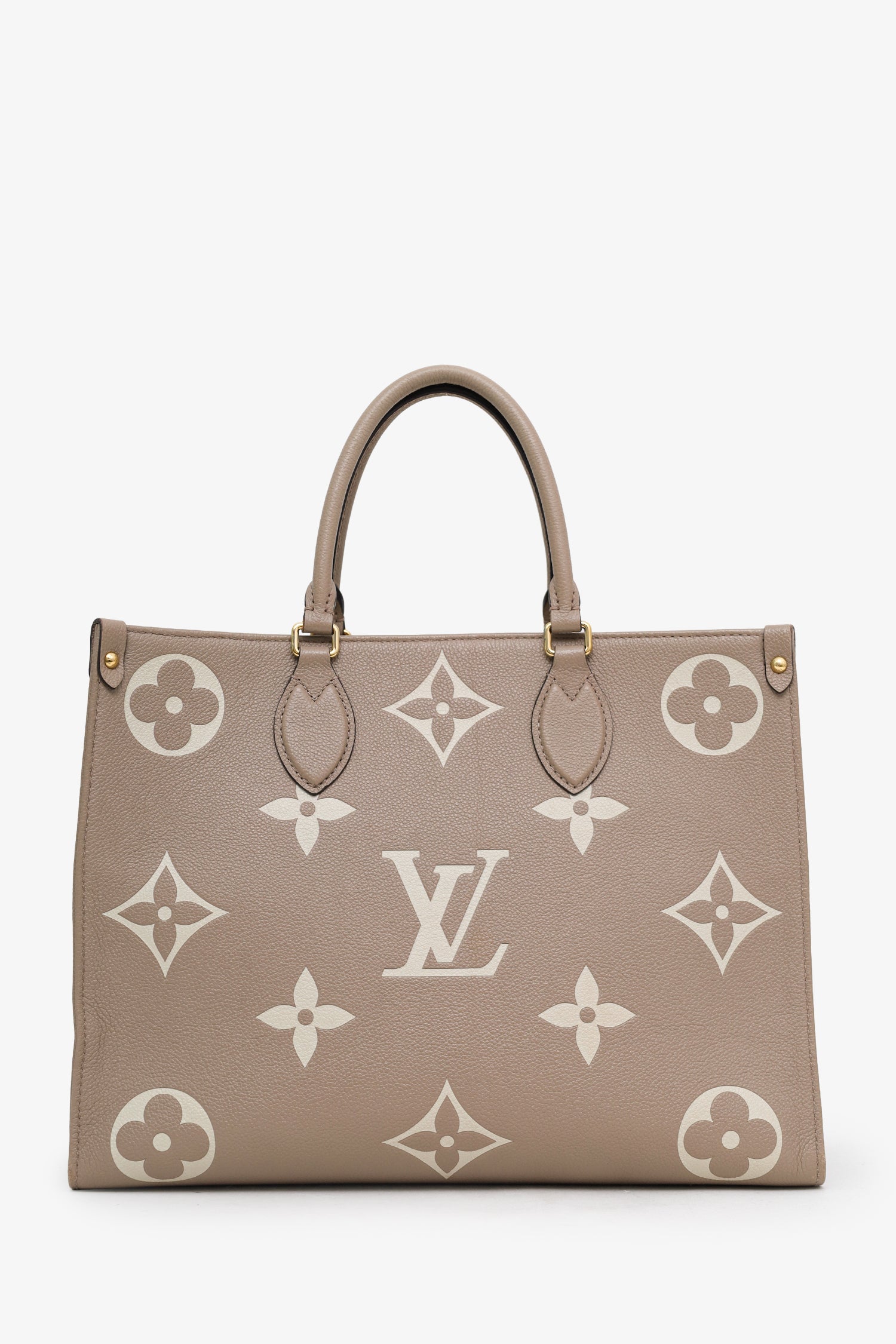 Louis Vuitton Bicolour Monogram Empreinte Leather OnTheGo MM