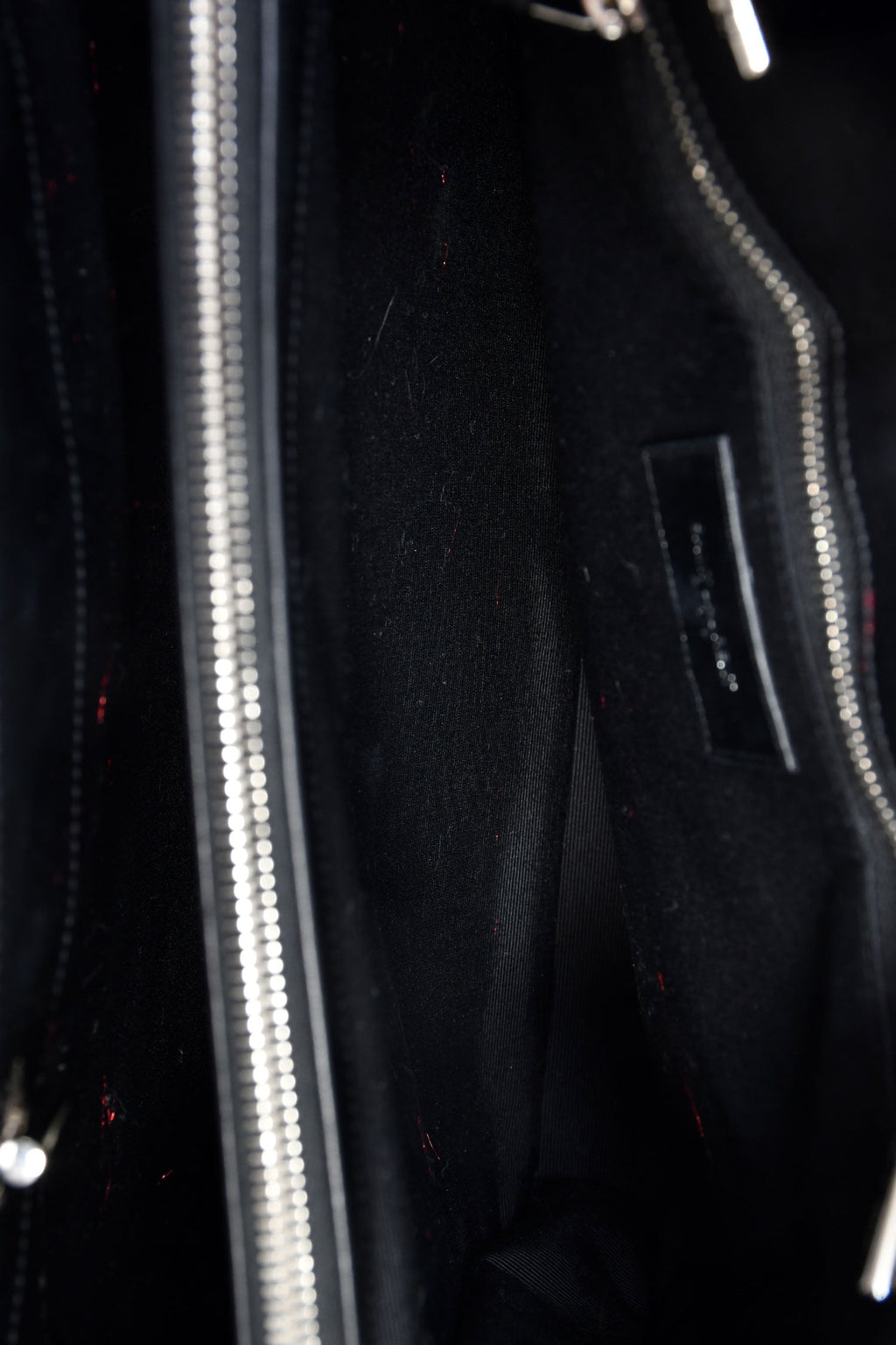 Saint Laurent Black Leather Studded Matelasse Chevron Leather Large Shopping Tote Bag