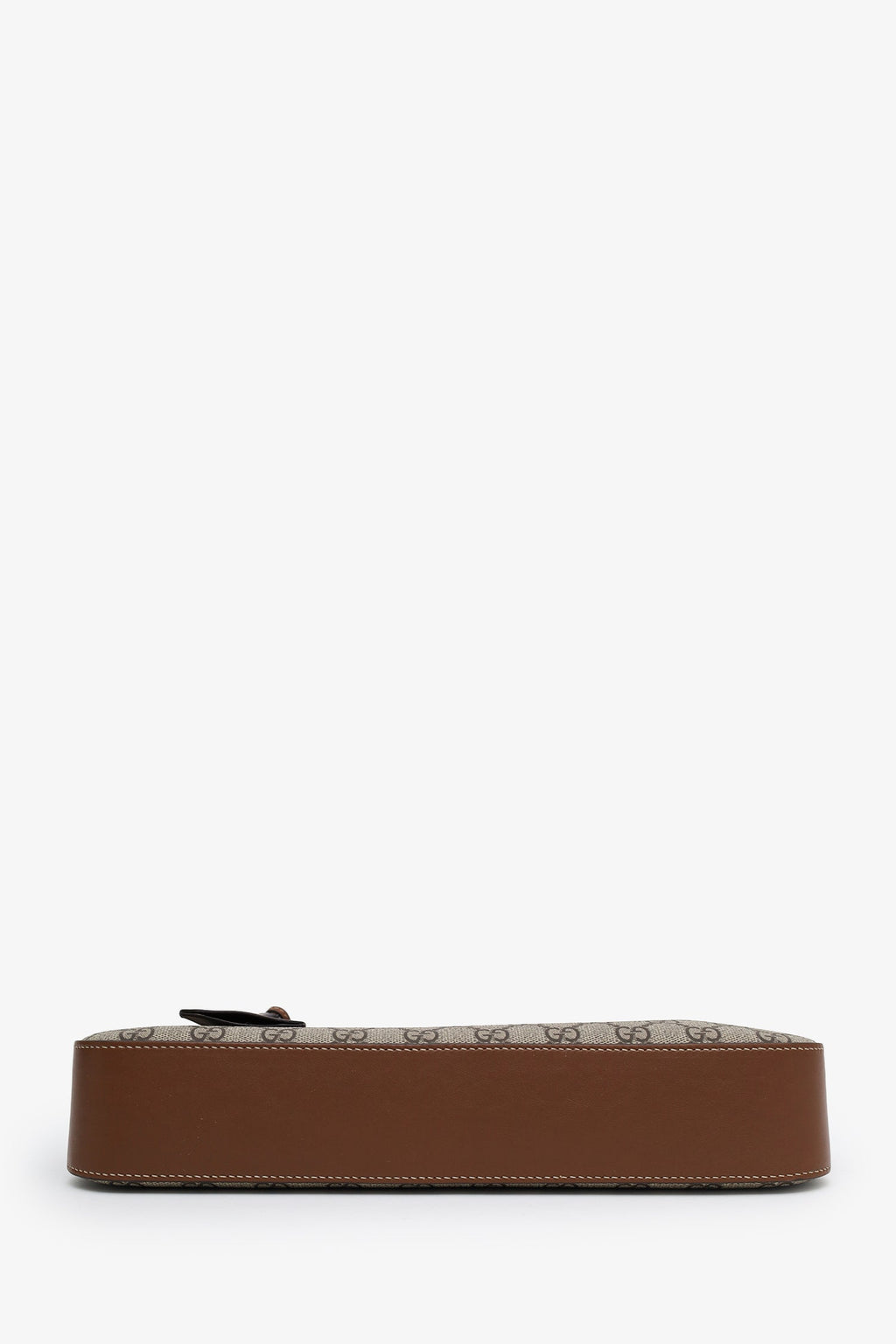 Gucci Brown GG Supreme Leather Padlock GG Medium Shoulder Bag