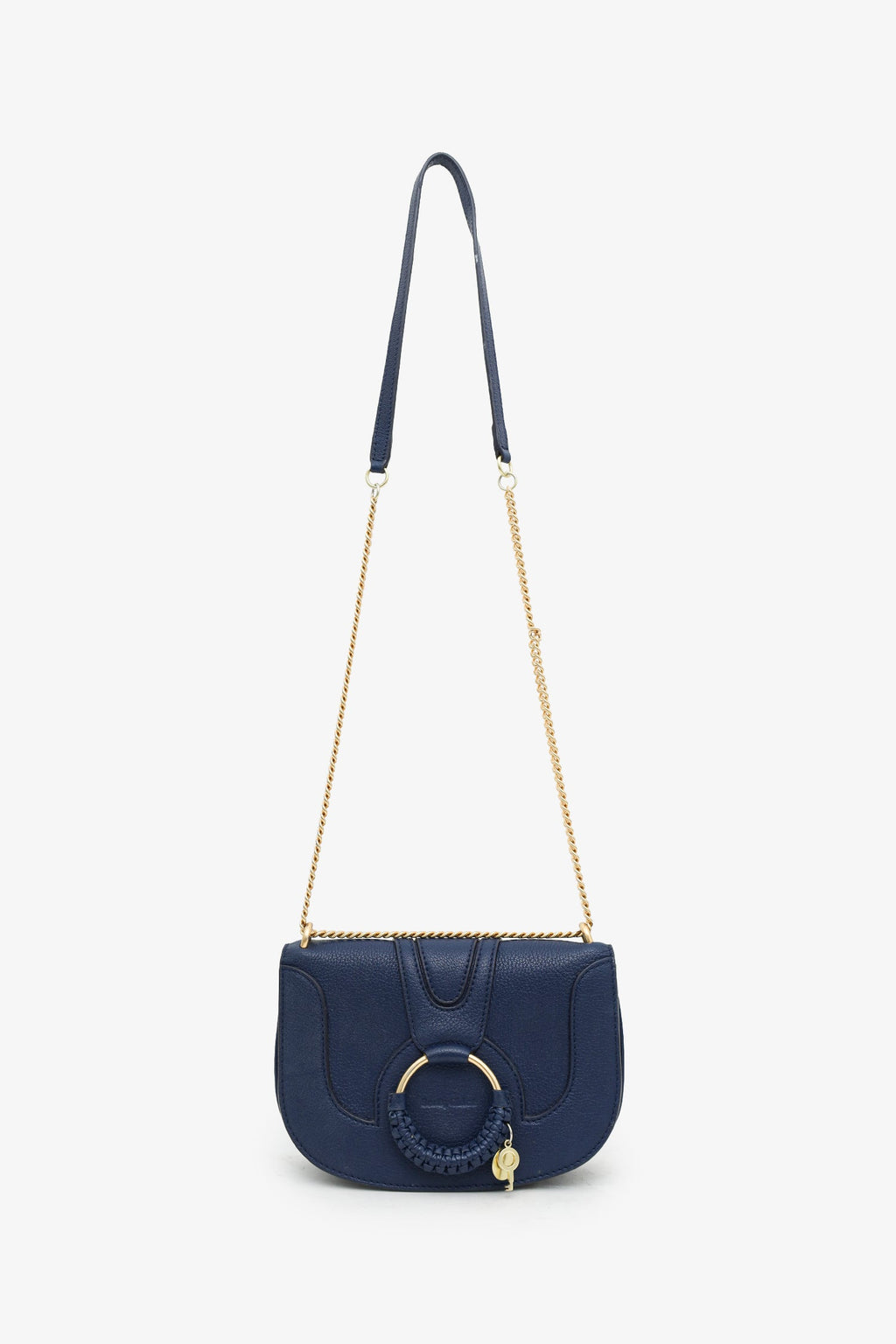 See By Chloe Blue Leather Dreamy Hana Crossbody