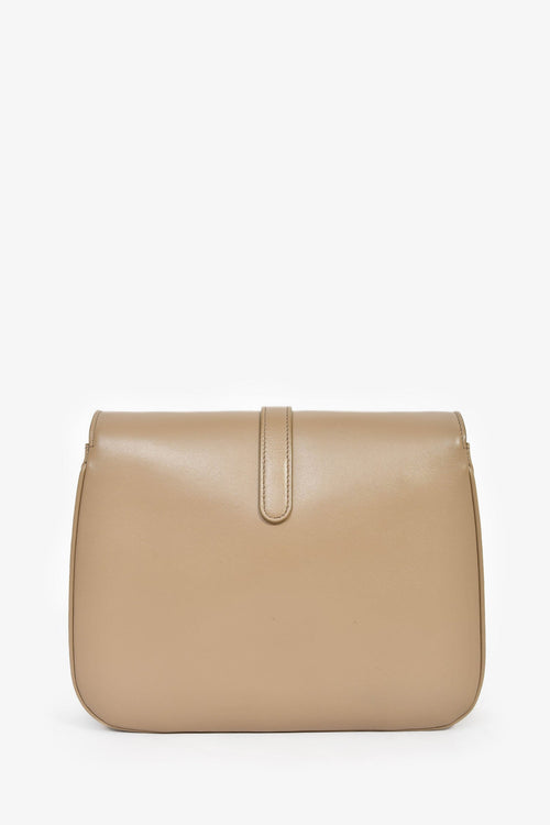 Celine 2022 Taupe Leather Medium 'Tabou' Crossbody Bag