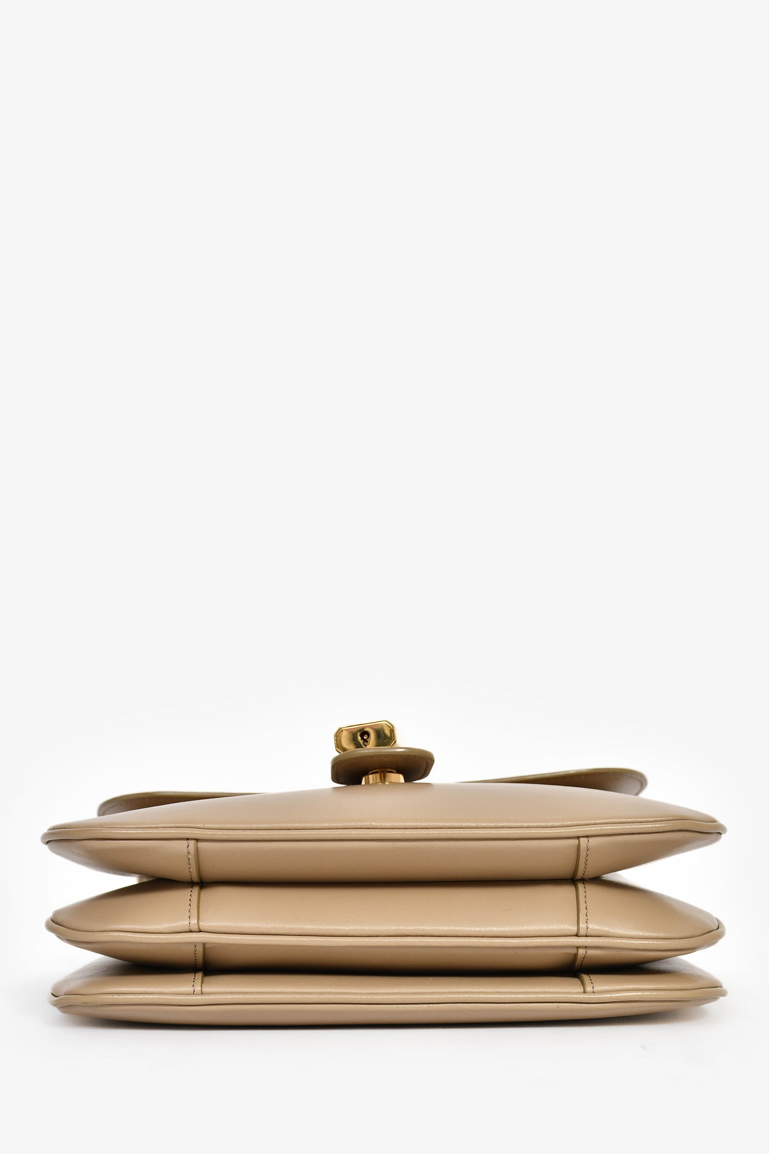 Celine 2022 Taupe Leather Medium 'Tabou' Crossbody Bag