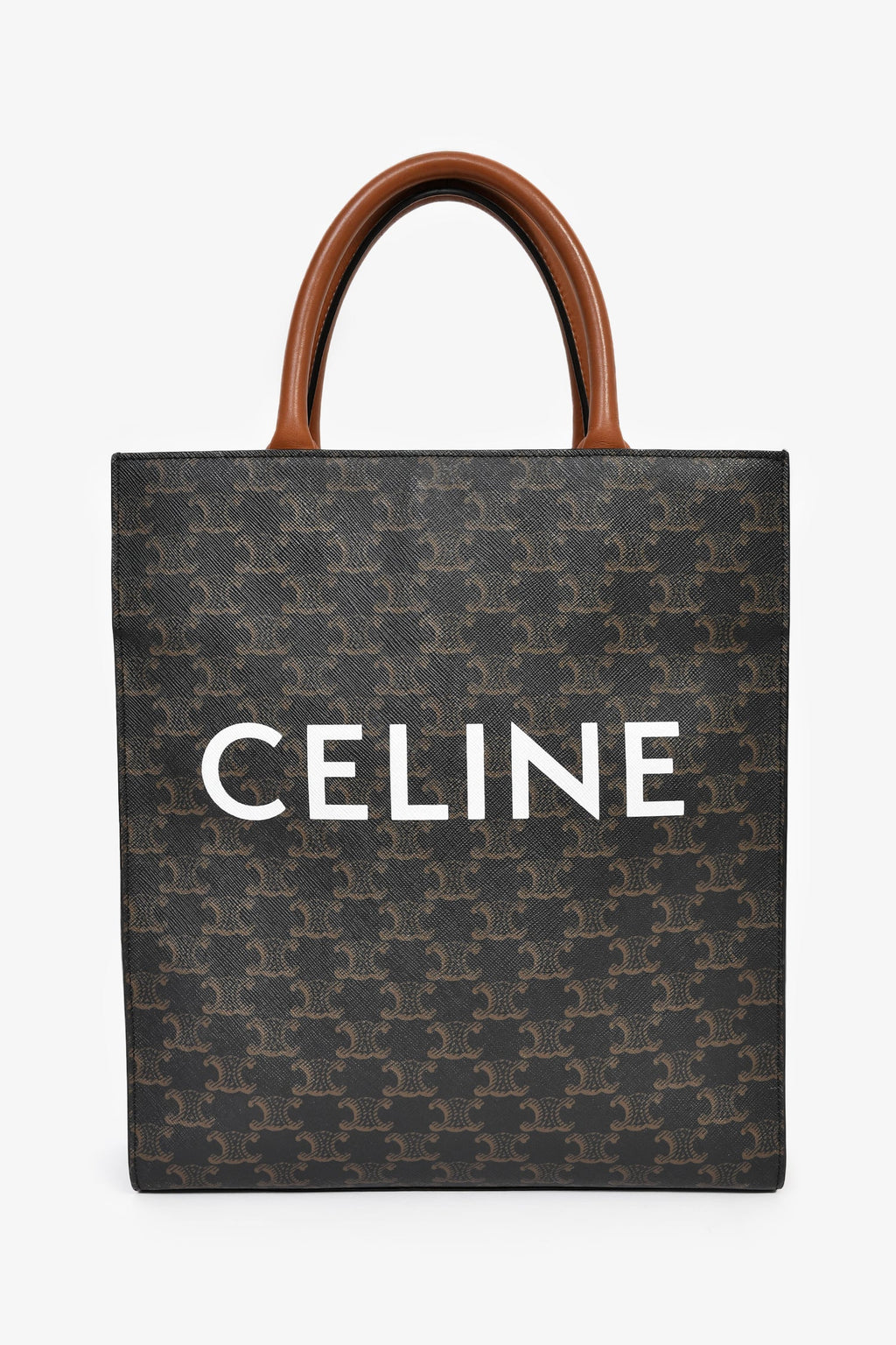 Celine Triomphe Canvas Small Vertical Tote