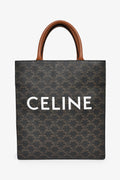 Celine Triomphe Canvas Small Vertical Tote