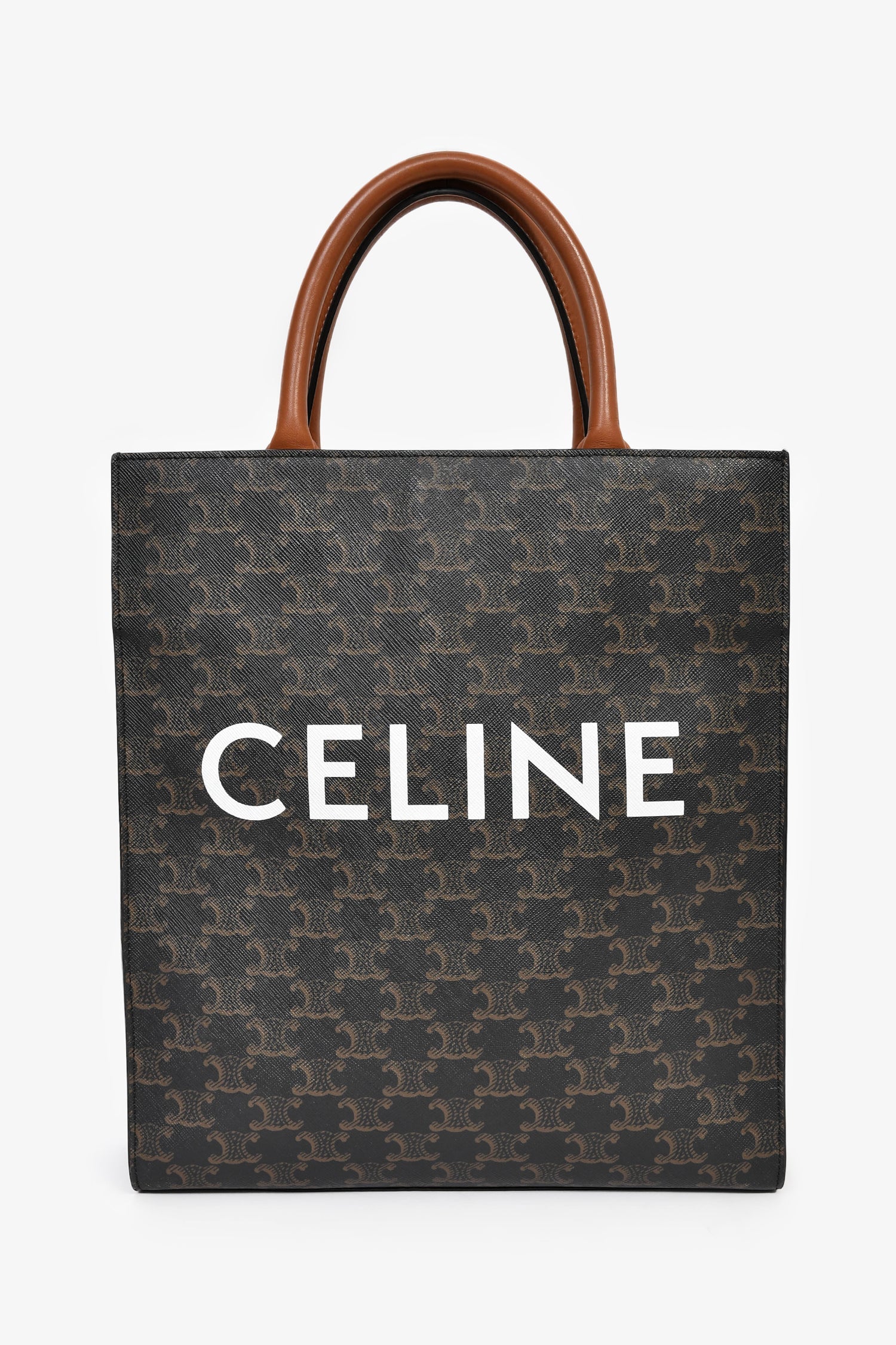 Celine Triomphe Canvas Small Vertical Tote