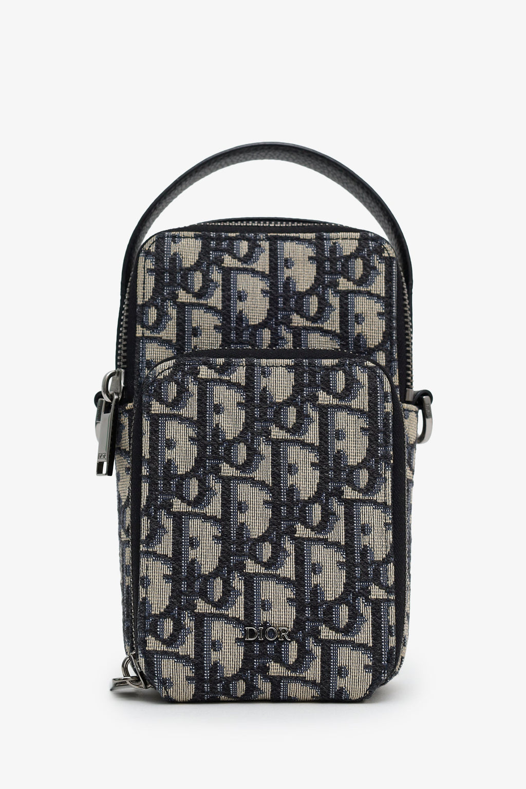 Christian Dior Oblique Micro Rider Pouch Crossbody Bag
