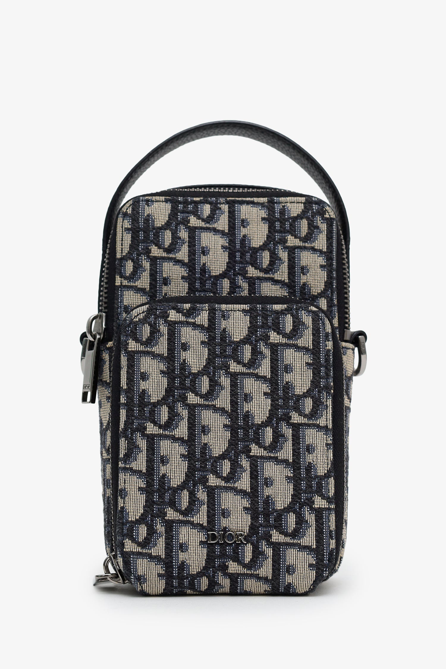 Christian Dior Oblique Micro Rider Pouch Crossbody Bag