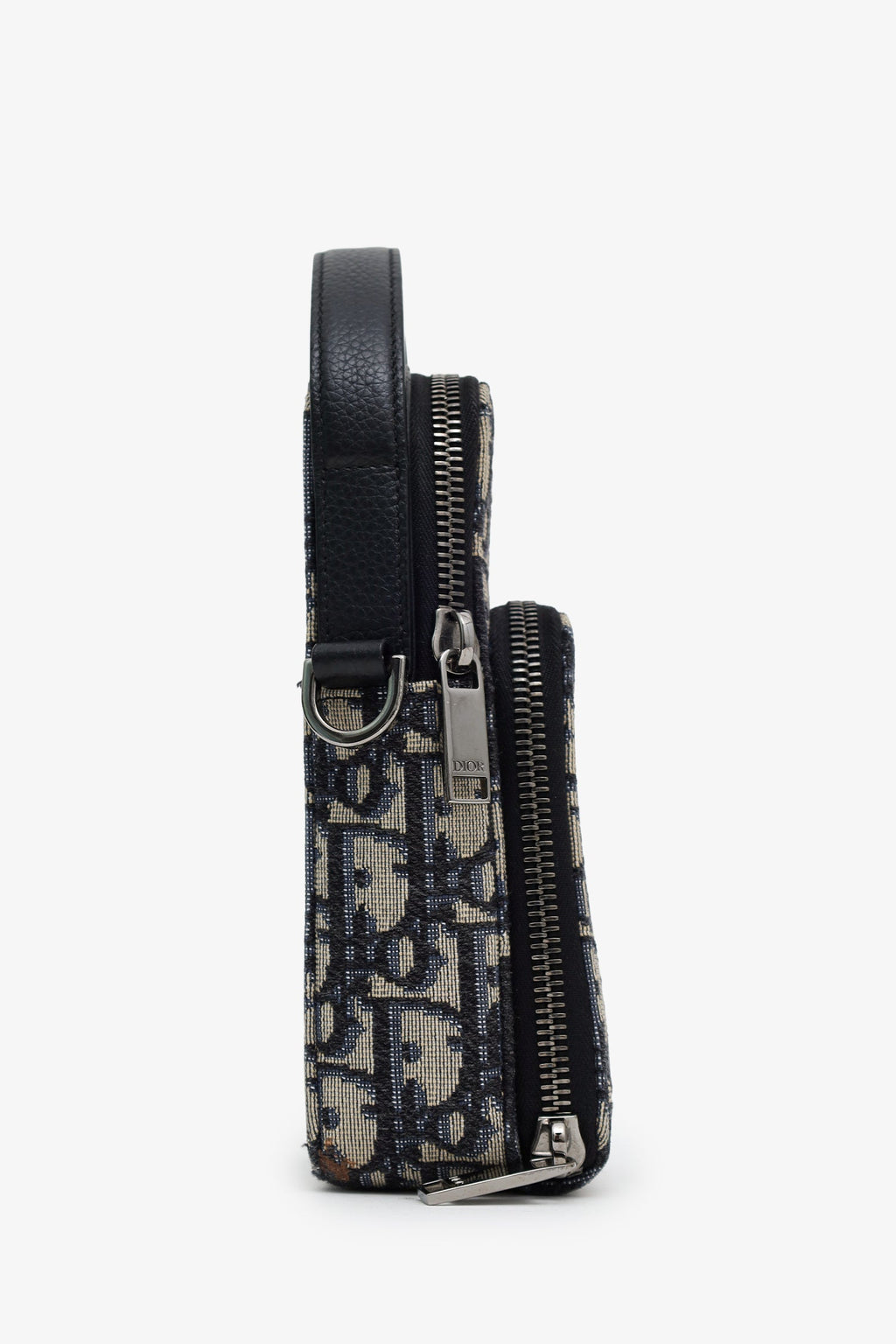 Christian Dior Oblique Micro Rider Pouch Crossbody Bag
