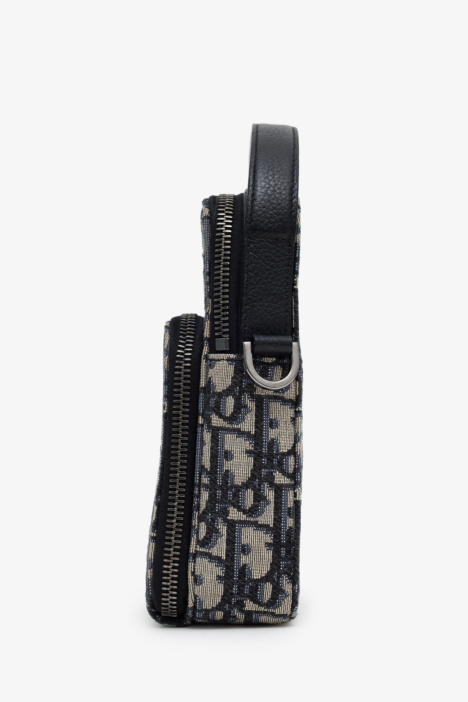 Christian Dior Oblique Micro Rider Pouch Crossbody Bag