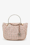 Pre-Loved Chanel™ 2005-06 Pink Tweed CC Boucle Knitting Bag