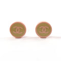 Chanel Coco Mark Plastic Earrings