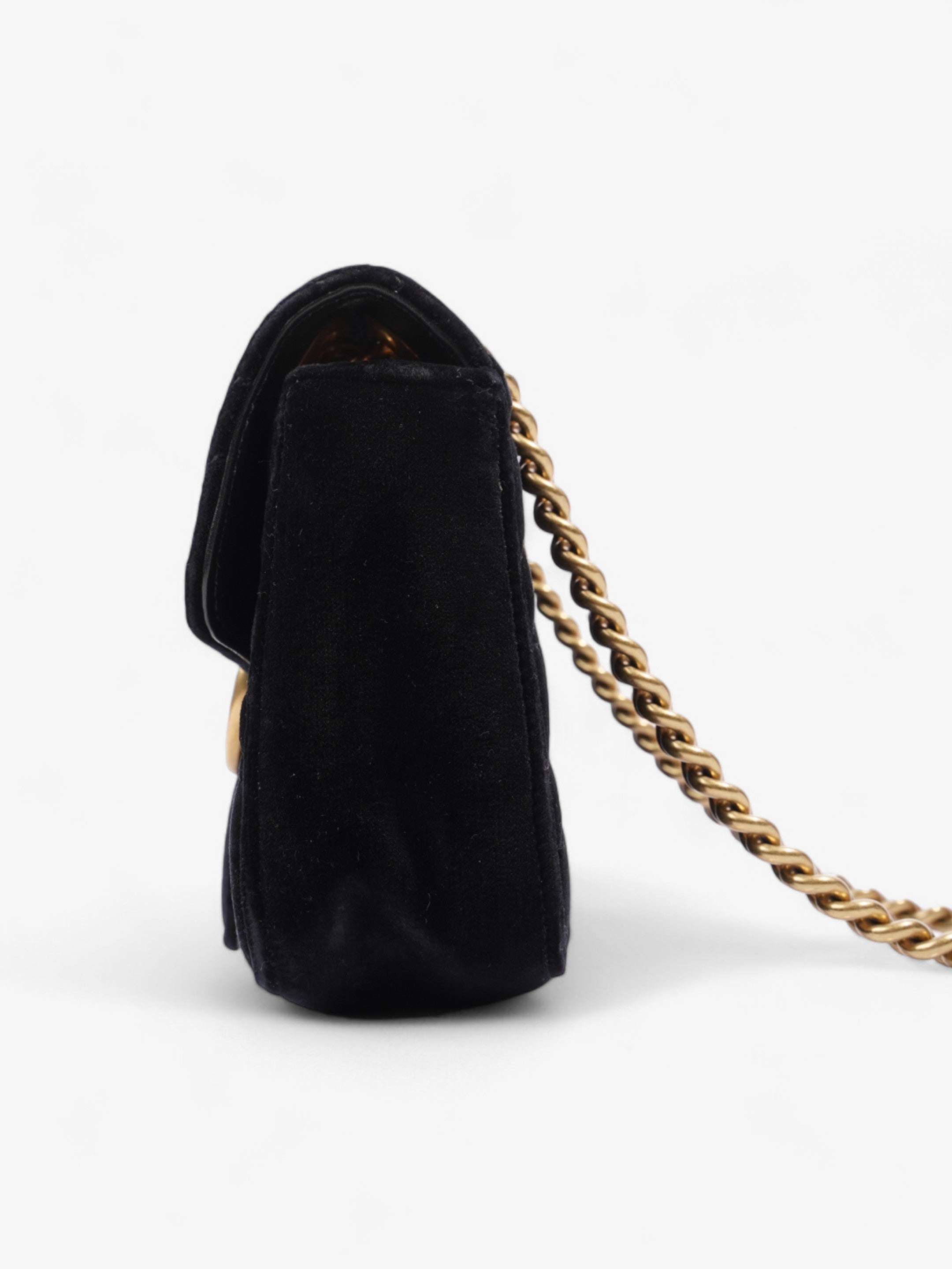 Gucci GG Marmont Black Velvet Mini