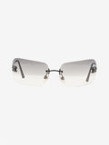 Chanel 4017-D Sunglasses Black Base Metal 120mm