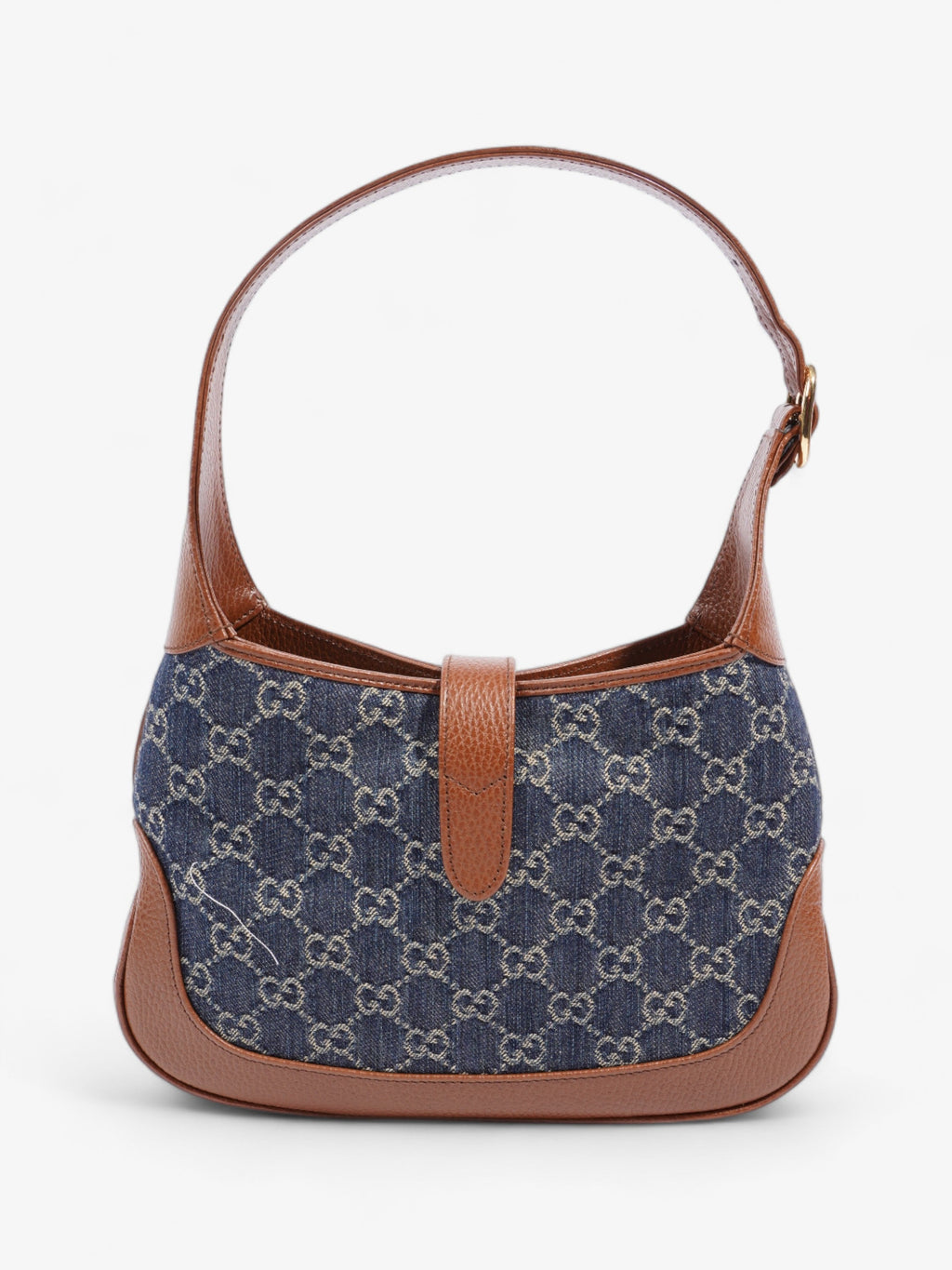 Gucci Jackie 1961 Blue / Brown Denim Small