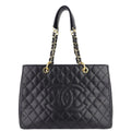 Chanel Grand Shopping Tote GST Caviar Leather Bag