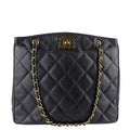 Chanel CC Turnlock Caviar Leather Bag
