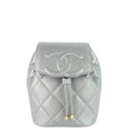Chanel CC Lambskin Leather Chain Flap Backpack