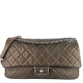Chanel Easy Flap Jumbo Caviar Leather Shoulder Bag